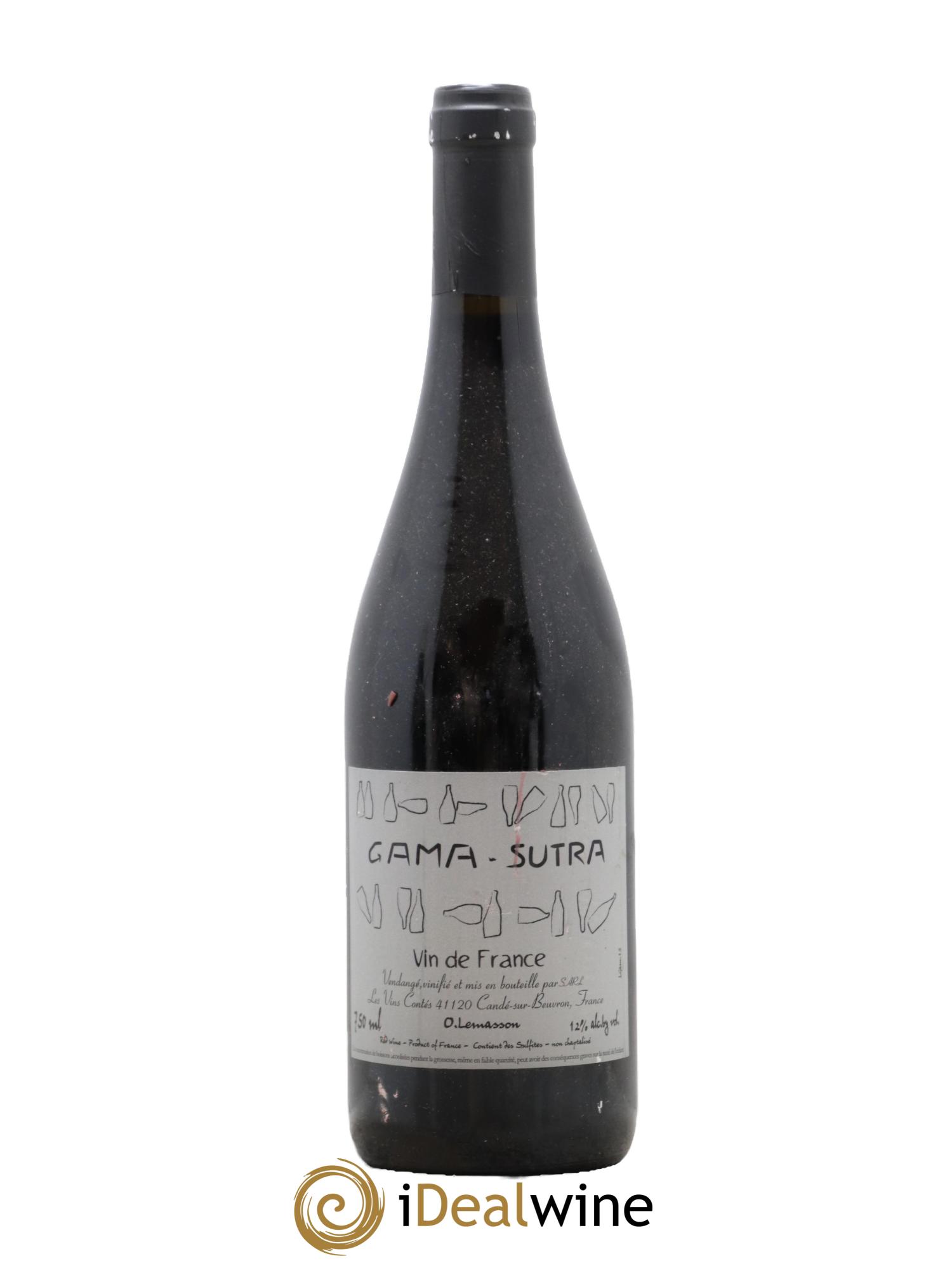 Vin de France Gama Sutra Les Vins Contés 2015 - Lotto di 1 bottiglia - 0