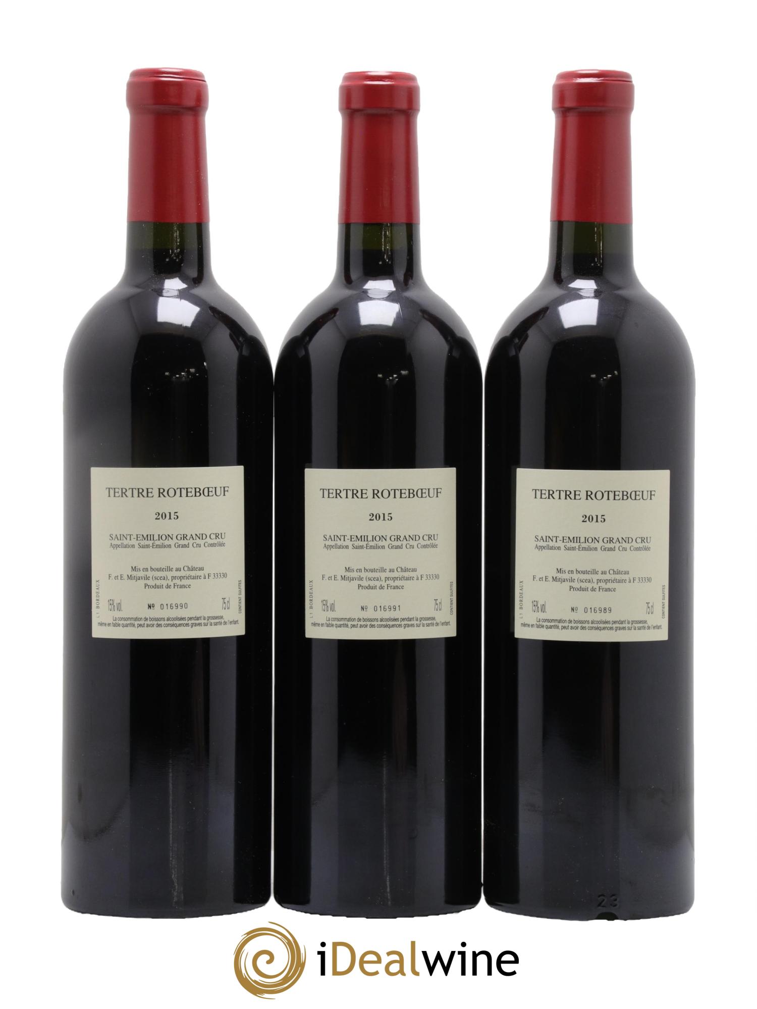 Château Tertre Roteboeuf 2015 - Lot of 6 bottles - 2