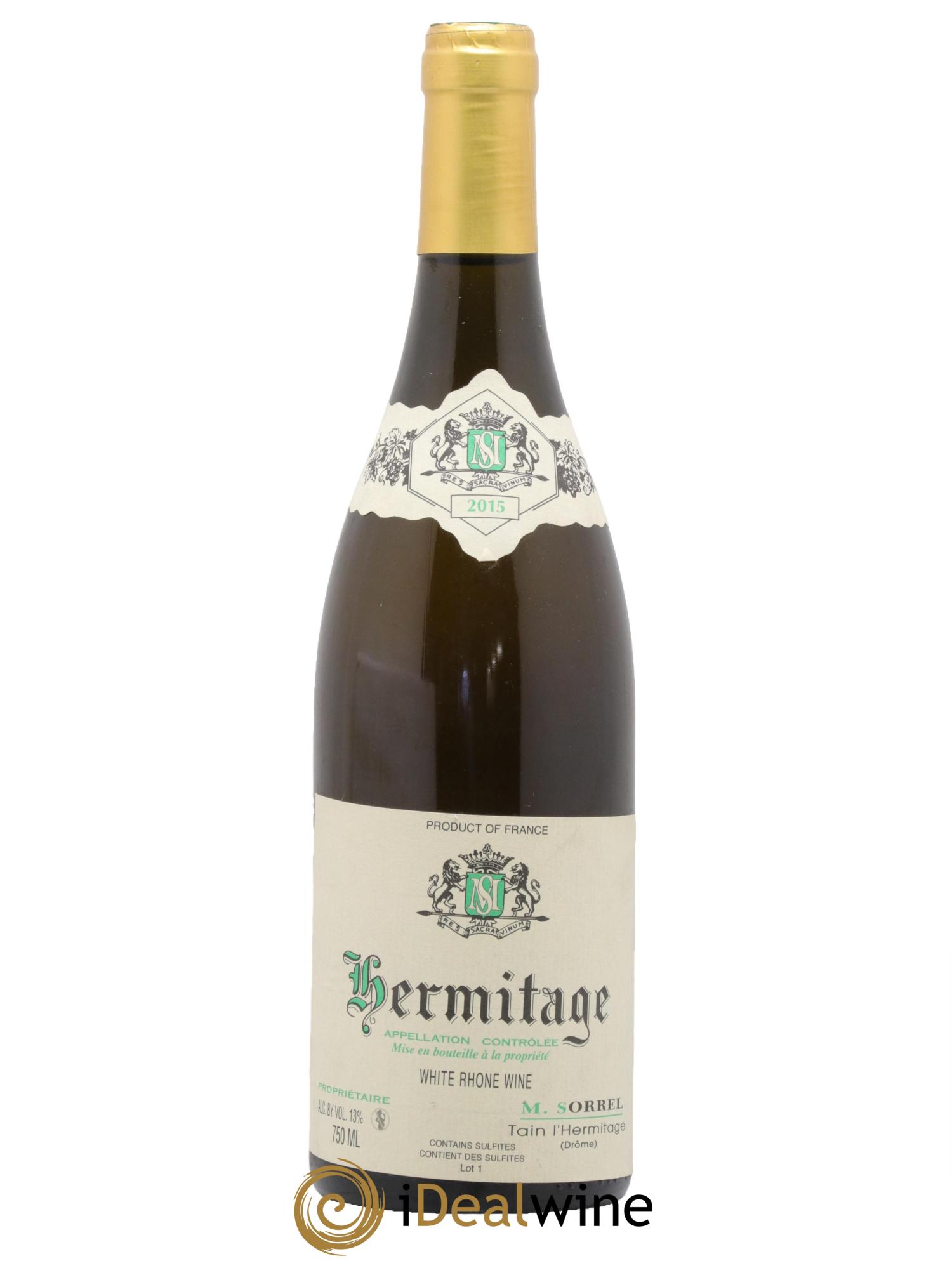 Hermitage Marc Sorrel 2015 - Lot de 1 bouteille - 0