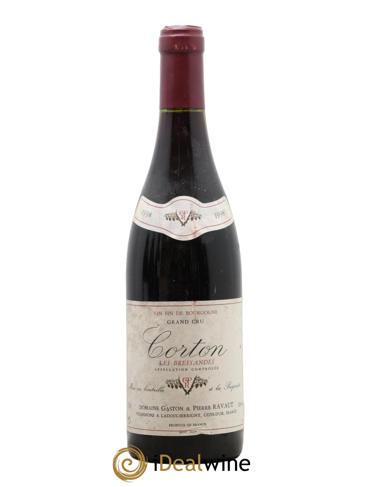 Corton Grand Cru Les Bressandes Gaston Ravaut 1998 - Posten von 1 Flasche - 0