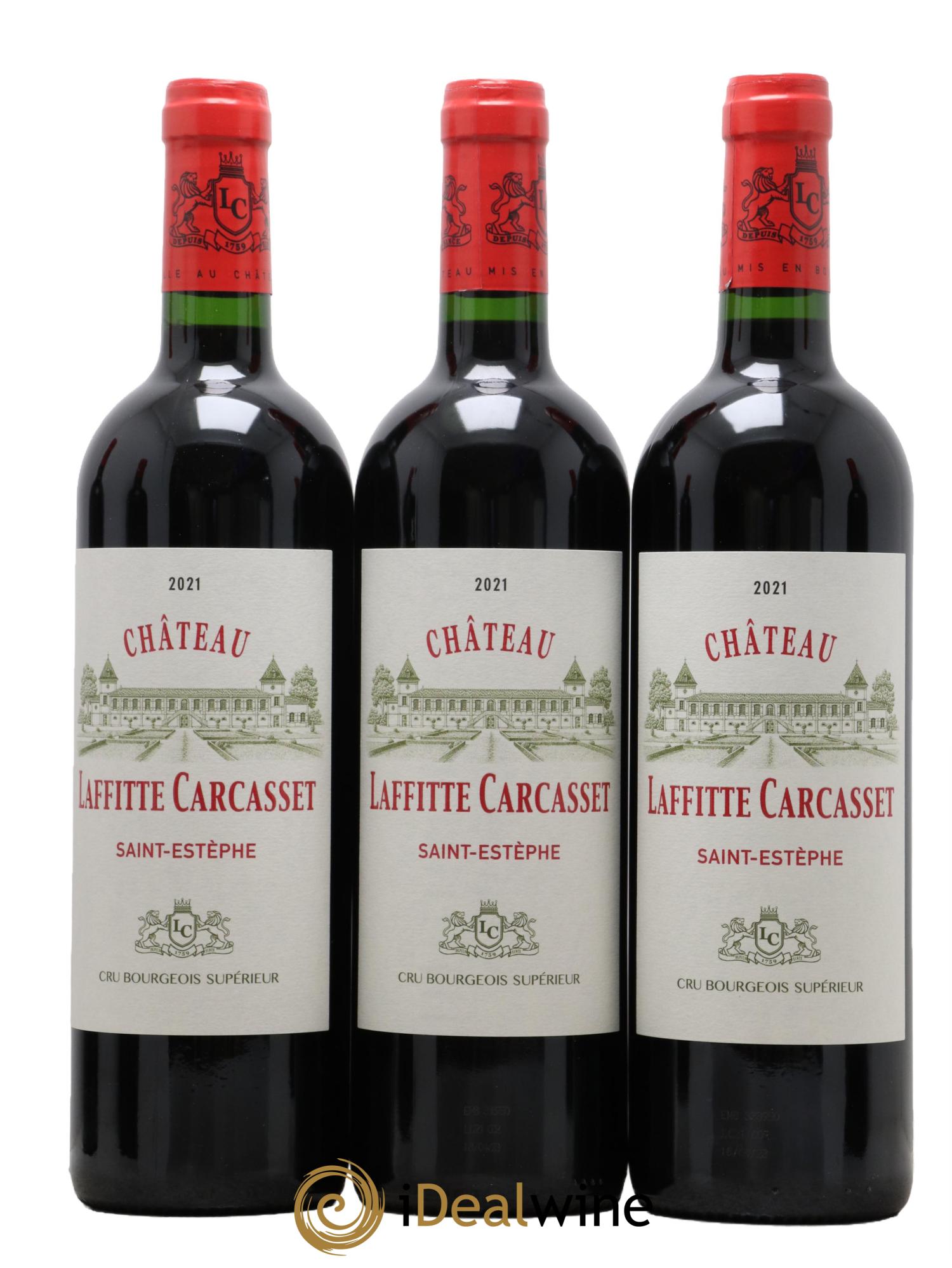 Château Laffitte Carcasset  Cru Bourgeois 2021 - Posten von 12 Flaschen - 4