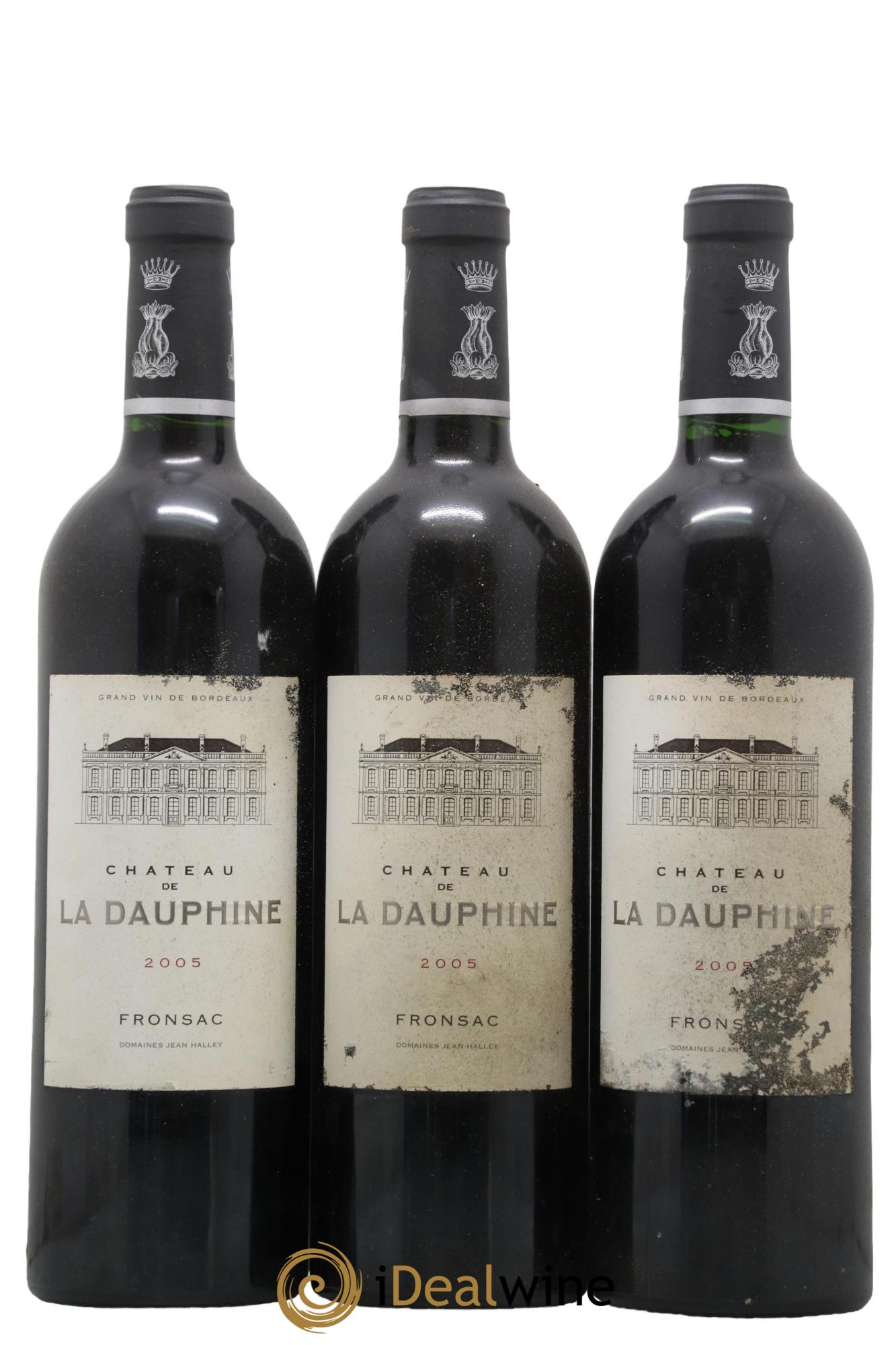 Château de La Dauphine 2005 - Lotto di 3 bottiglie - 0