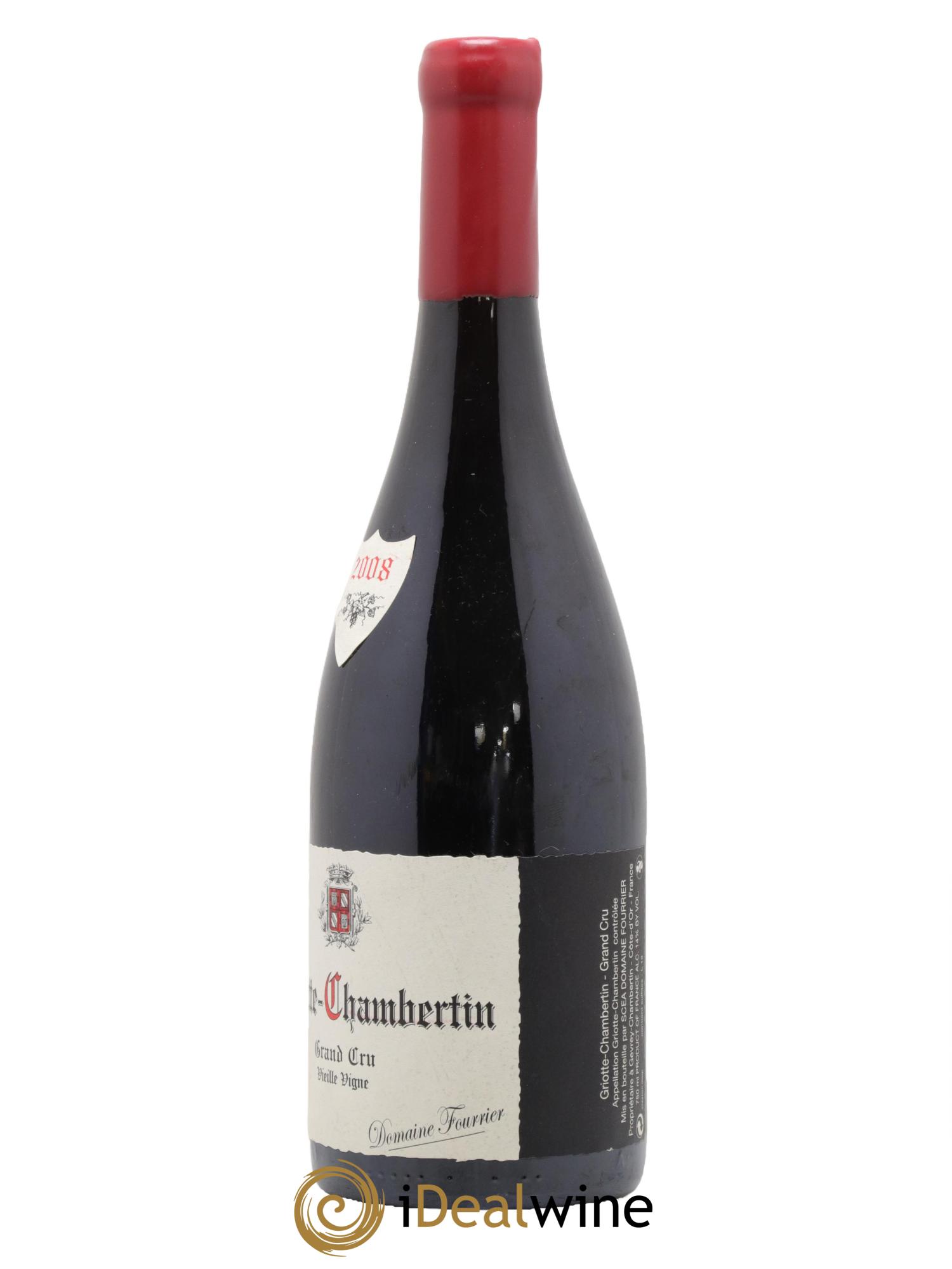 Griotte-Chambertin Grand Cru Vieille Vigne Fourrier (Domaine) 2008 - Lot of 1 bottle - 1