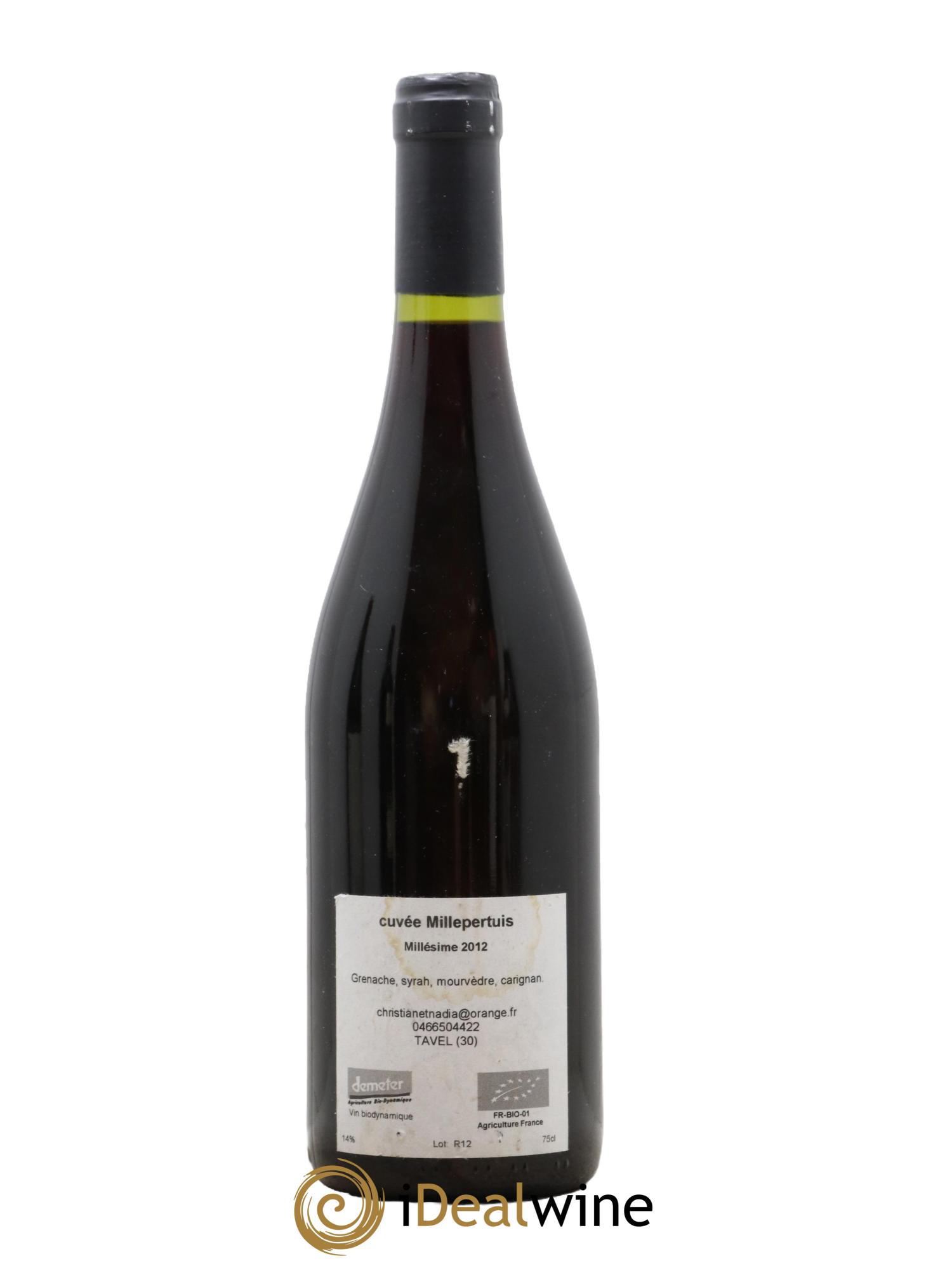 Vin de France Millepertuis Balazu Des Vaussieres 2012 - Posten von 1 Flasche - 1