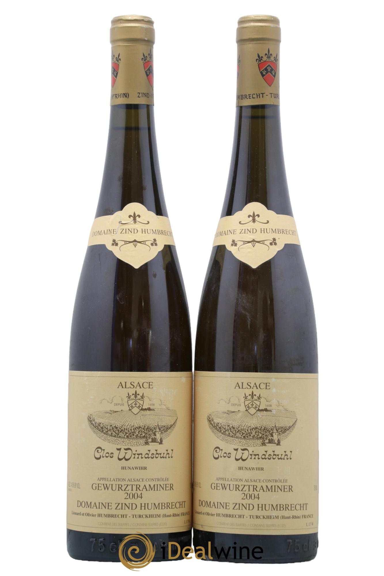 Alsace Gewurztraminer Clos Windsbuhl Zind-Humbrecht (Domaine) 2004 - Lotto di 2 bottiglie - 0