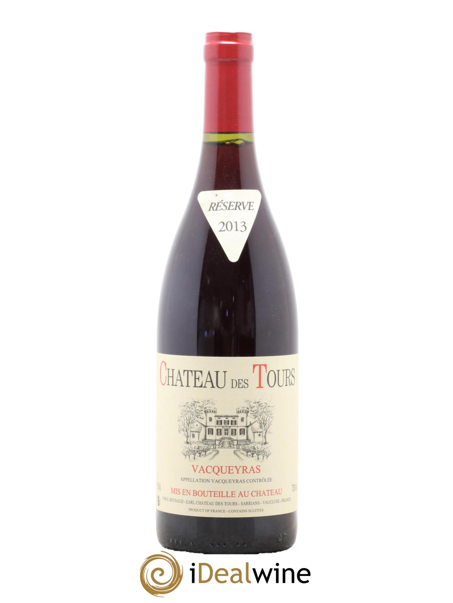 Vacqueyras Château des Tours Emmanuel Reynaud 2013 - Posten von 1 Flasche - 0