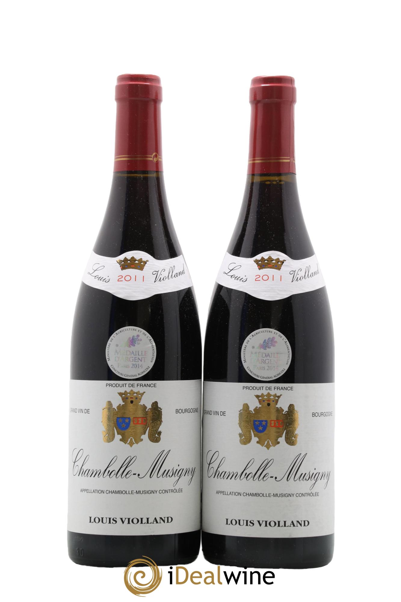 Chambolle-Musigny Louis Violland 2011 - Posten von 2 Flaschen - 0