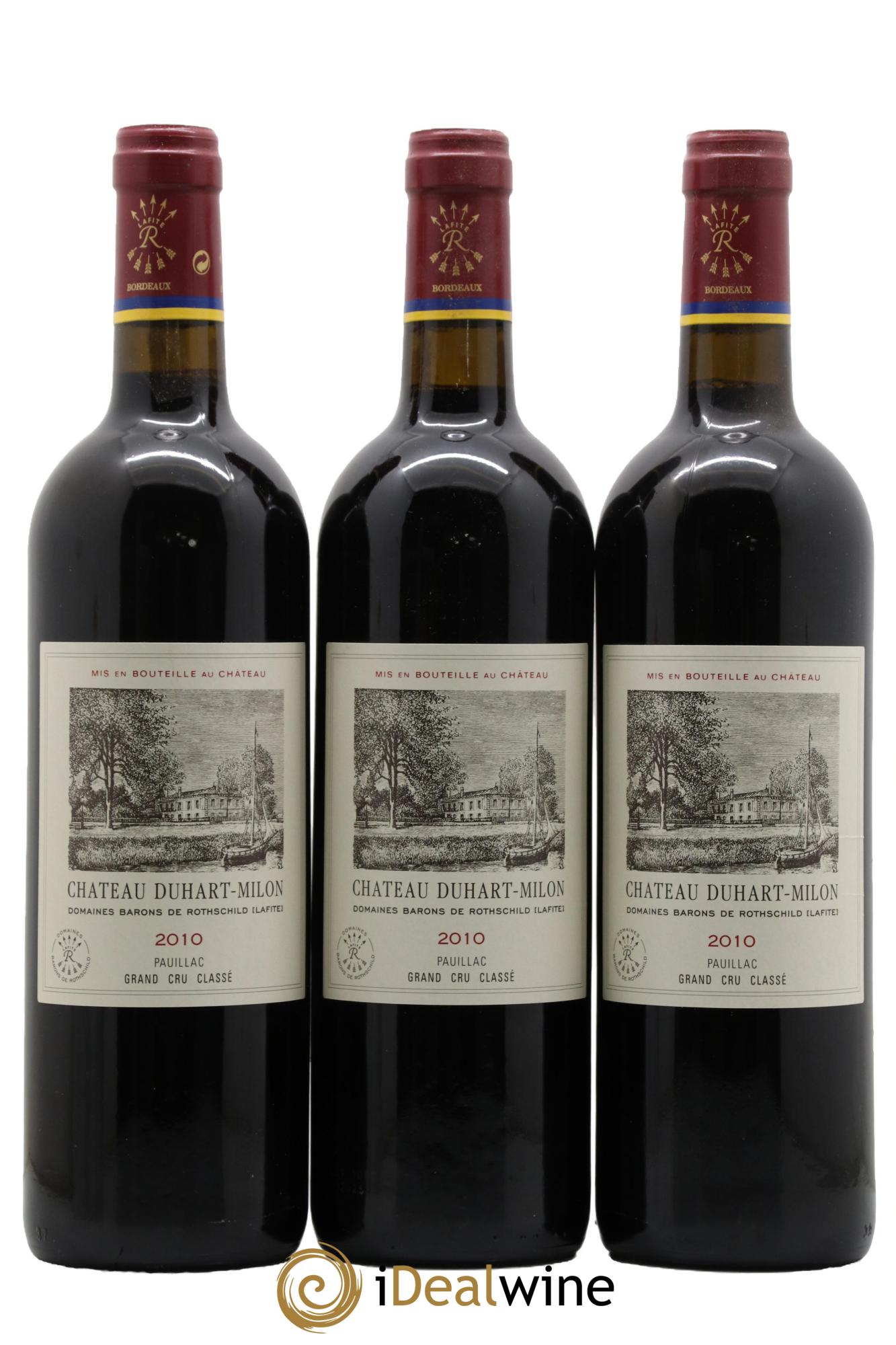 Château Duhart-Milon 4ème Grand Cru Classé 2010 - Lot de 3 bouteilles - 0