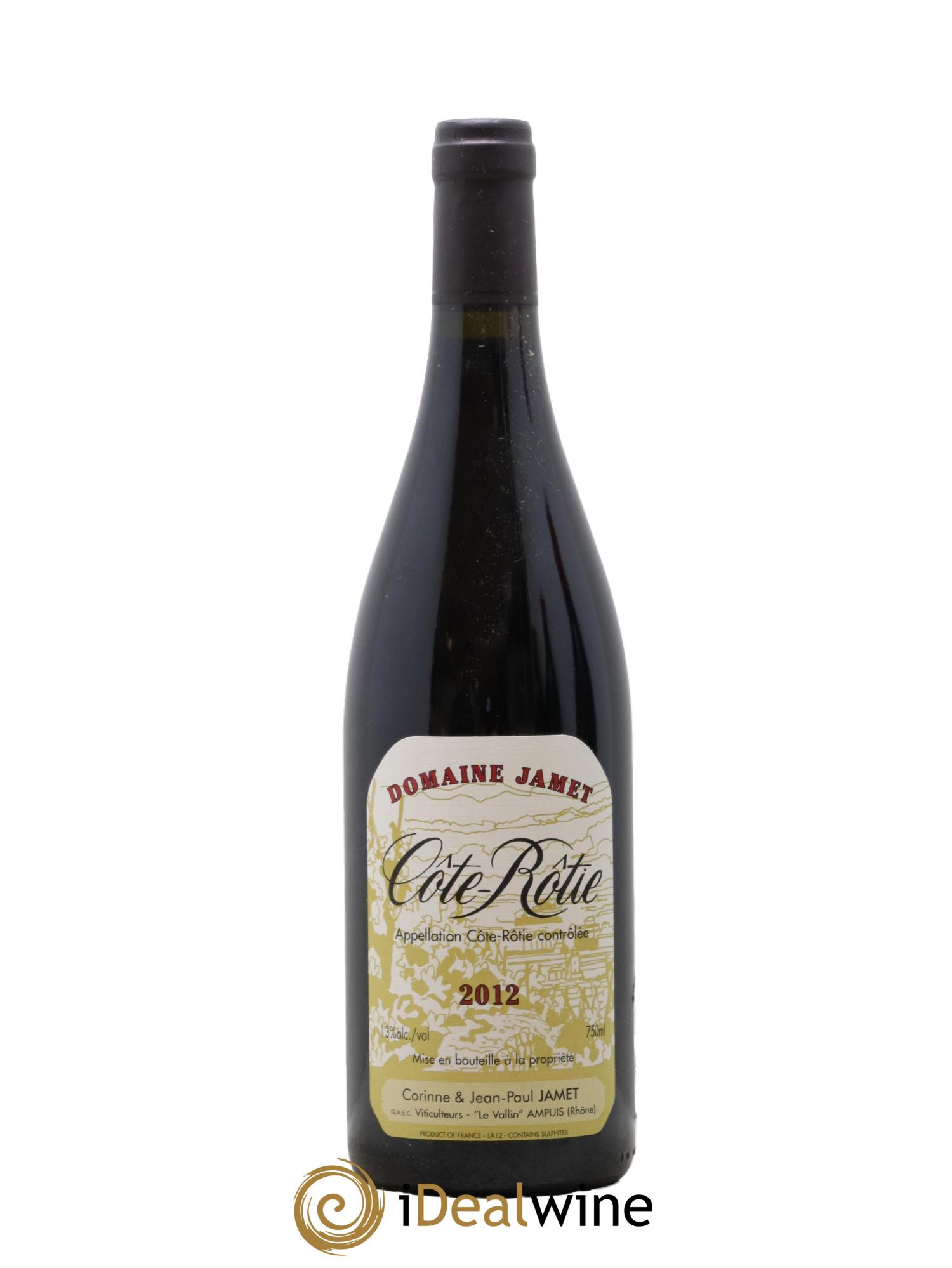 Côte-Rôtie Jamet (Domaine) 2012 - Posten von 1 Flasche - 0