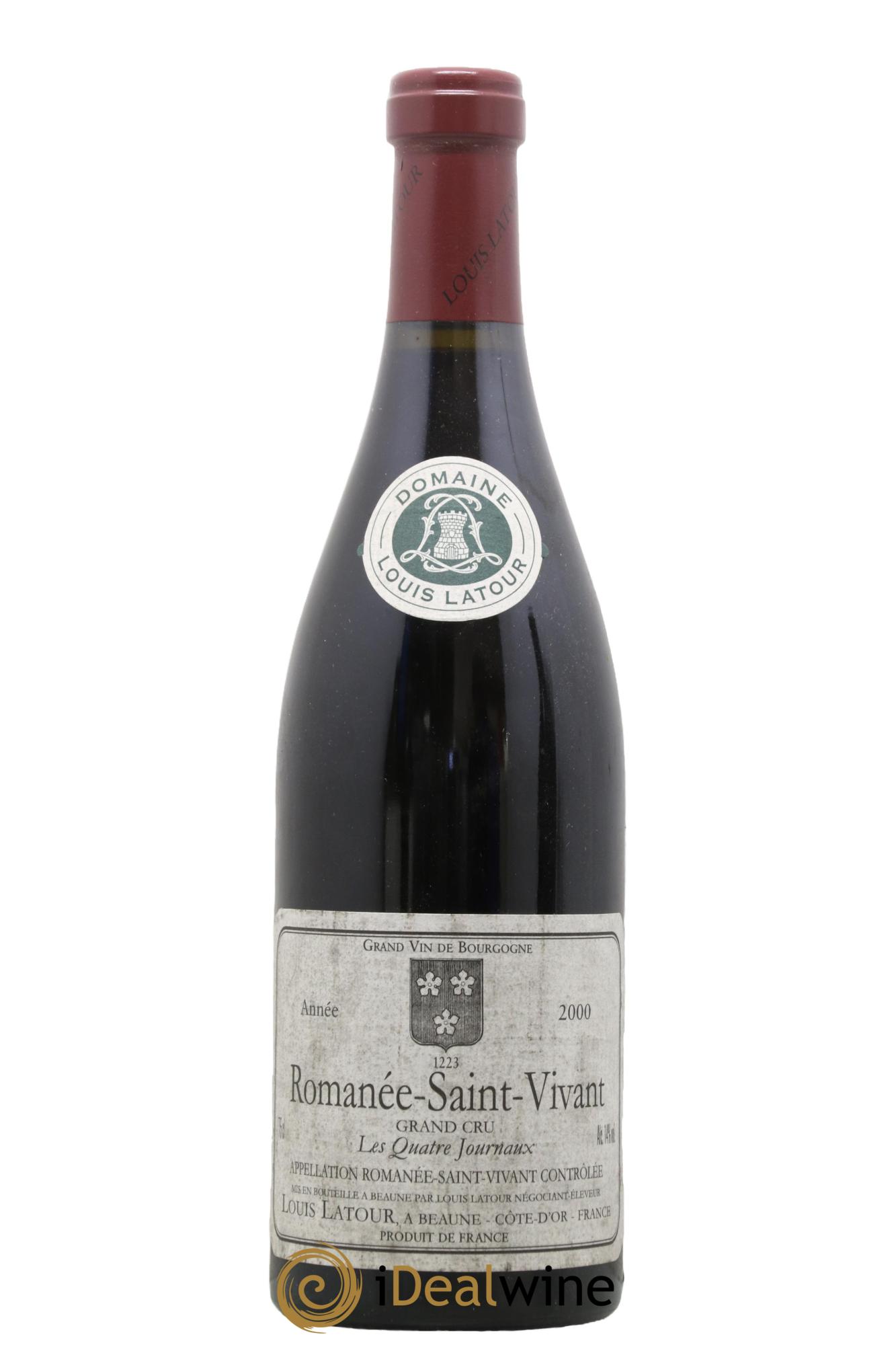 Romanée-Saint-Vivant Grand Cru Les Quatre Journaux Louis Latour 2000 - Lot of 1 bottle - 0