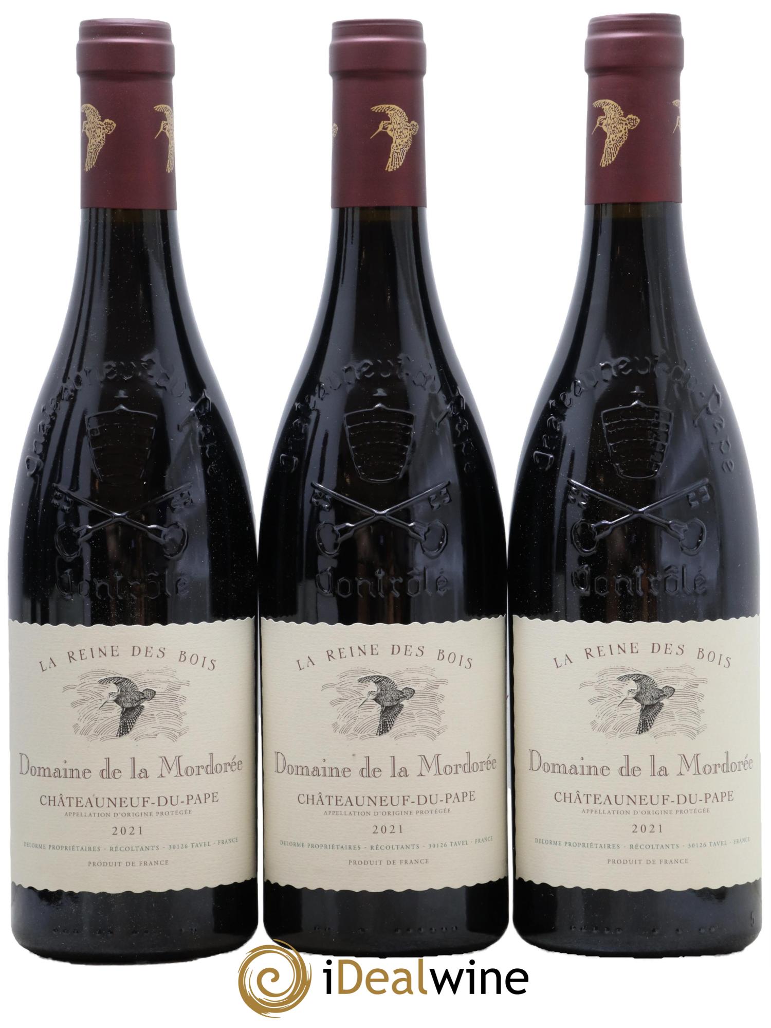 Châteauneuf-du-Pape  Cuvée de la Reine des Bois La Mordorée (Domaine de) 2021 - Lot de 6 bouteilles - 1