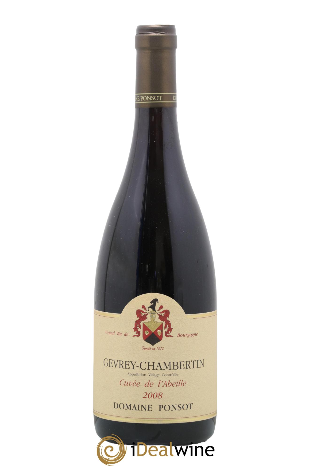 Gevrey-Chambertin Cuvée de l'Abeille Ponsot (Domaine) 2008 - Lotto di 1 bottiglia - 0