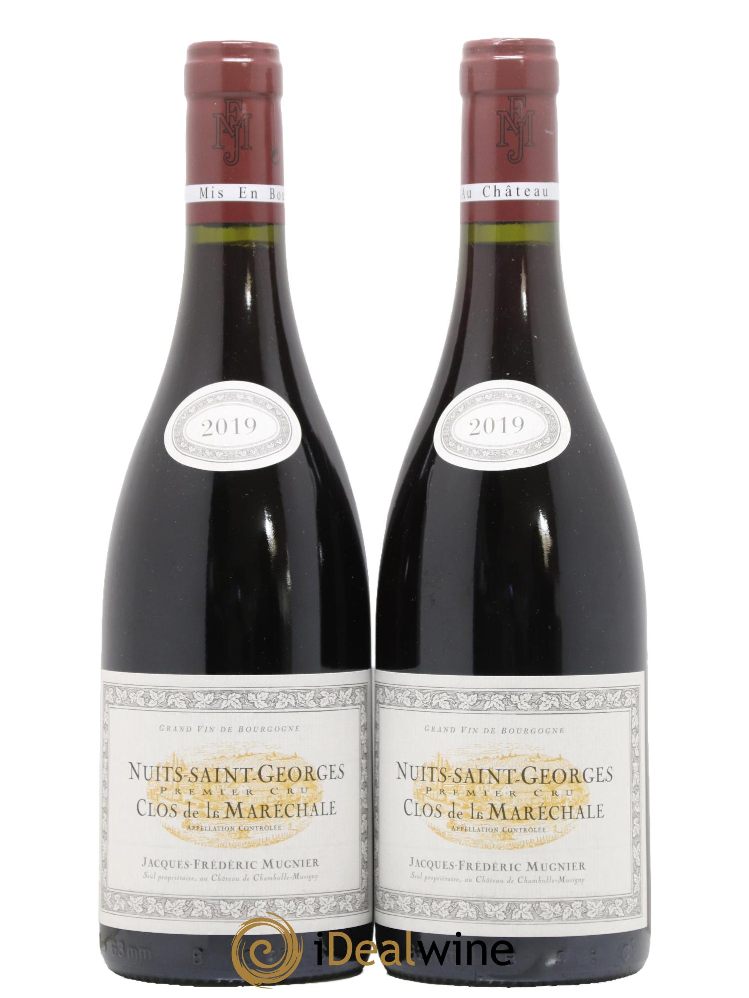 Nuits Saint-Georges 1er Cru Clos de La Maréchale Jacques-Frédéric Mugnier 2019 - Lotto di 2 bottiglie - 0