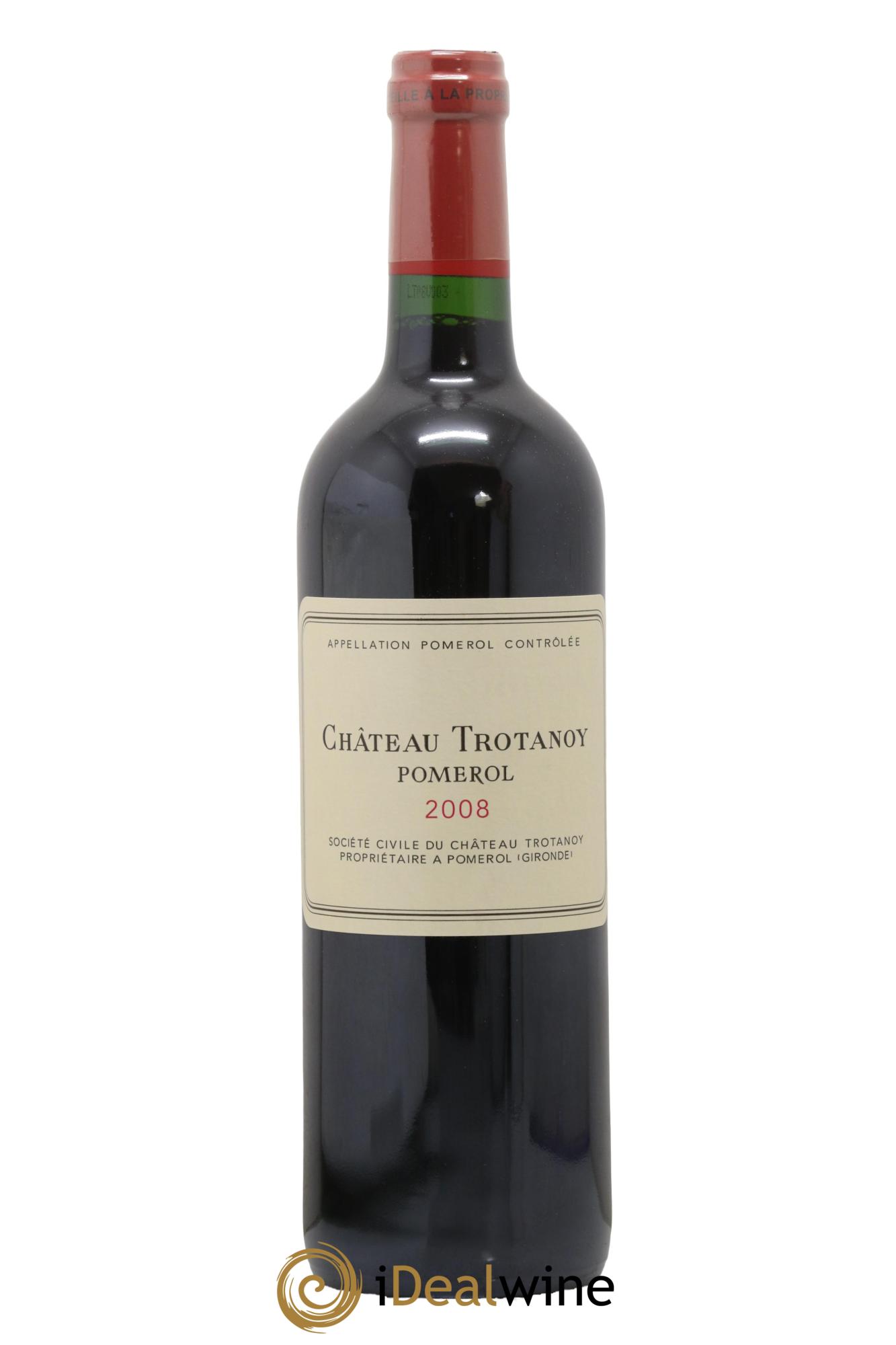 Château Trotanoy  2008 - Lot de 1 bouteille - 0