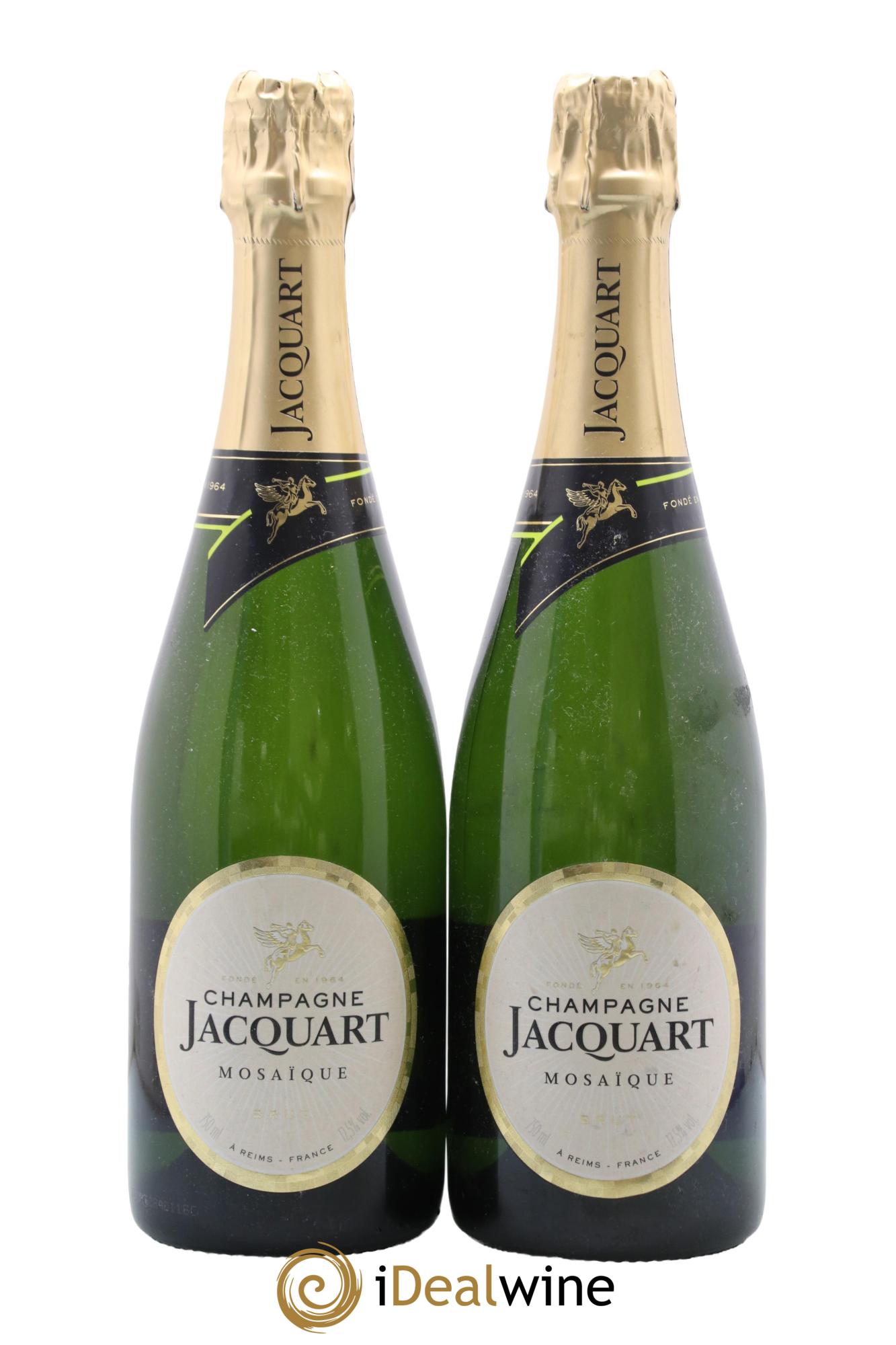 Champagne Mosaïque Brut Jacquart - Lotto di 2 bottiglie - 0