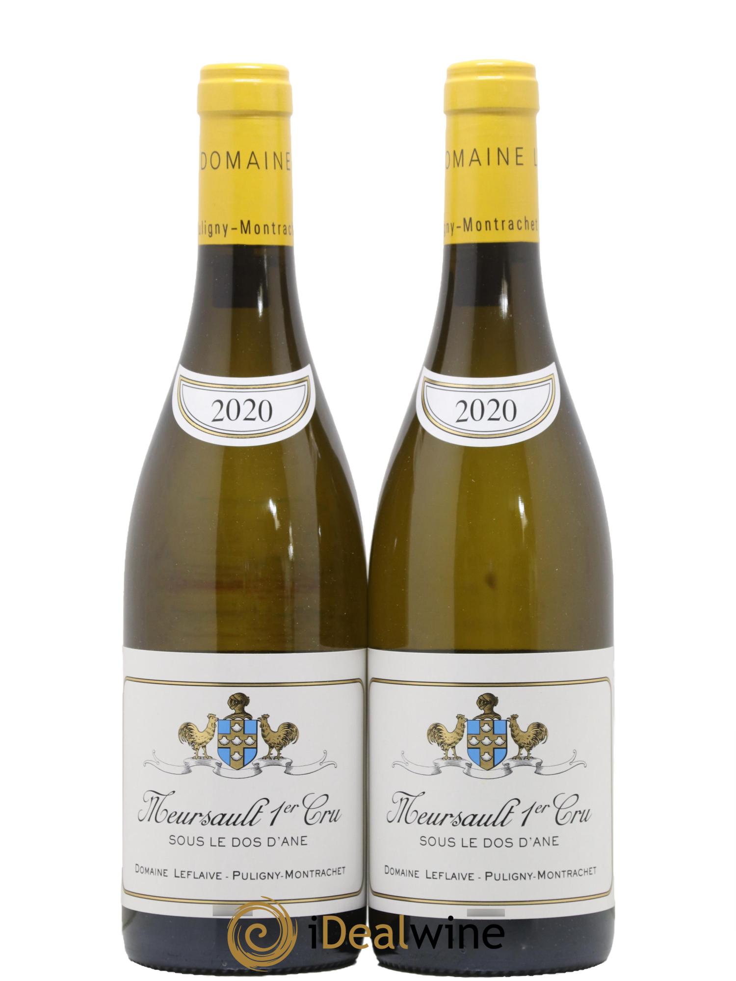 Meursault 1er Cru Sous le Dos d'Ane Leflaive (Domaine) 2020 - Lot of 2 bottles - 0