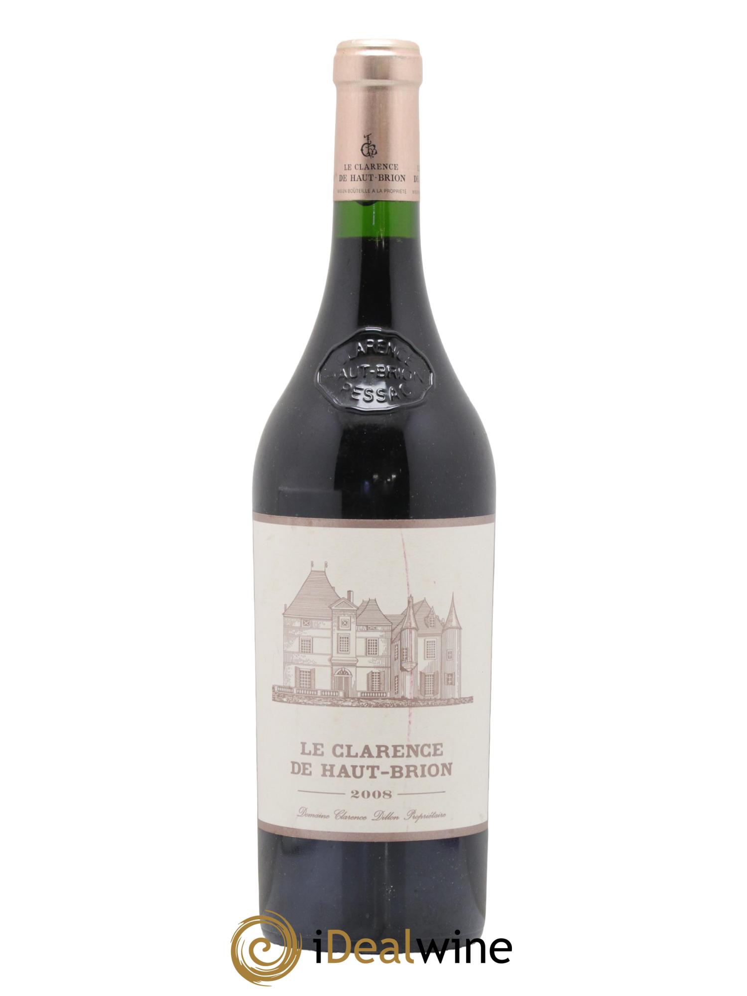 Clarence (Bahans) de Haut-Brion Second Vin 2008 - Posten von 1 Flasche - 0