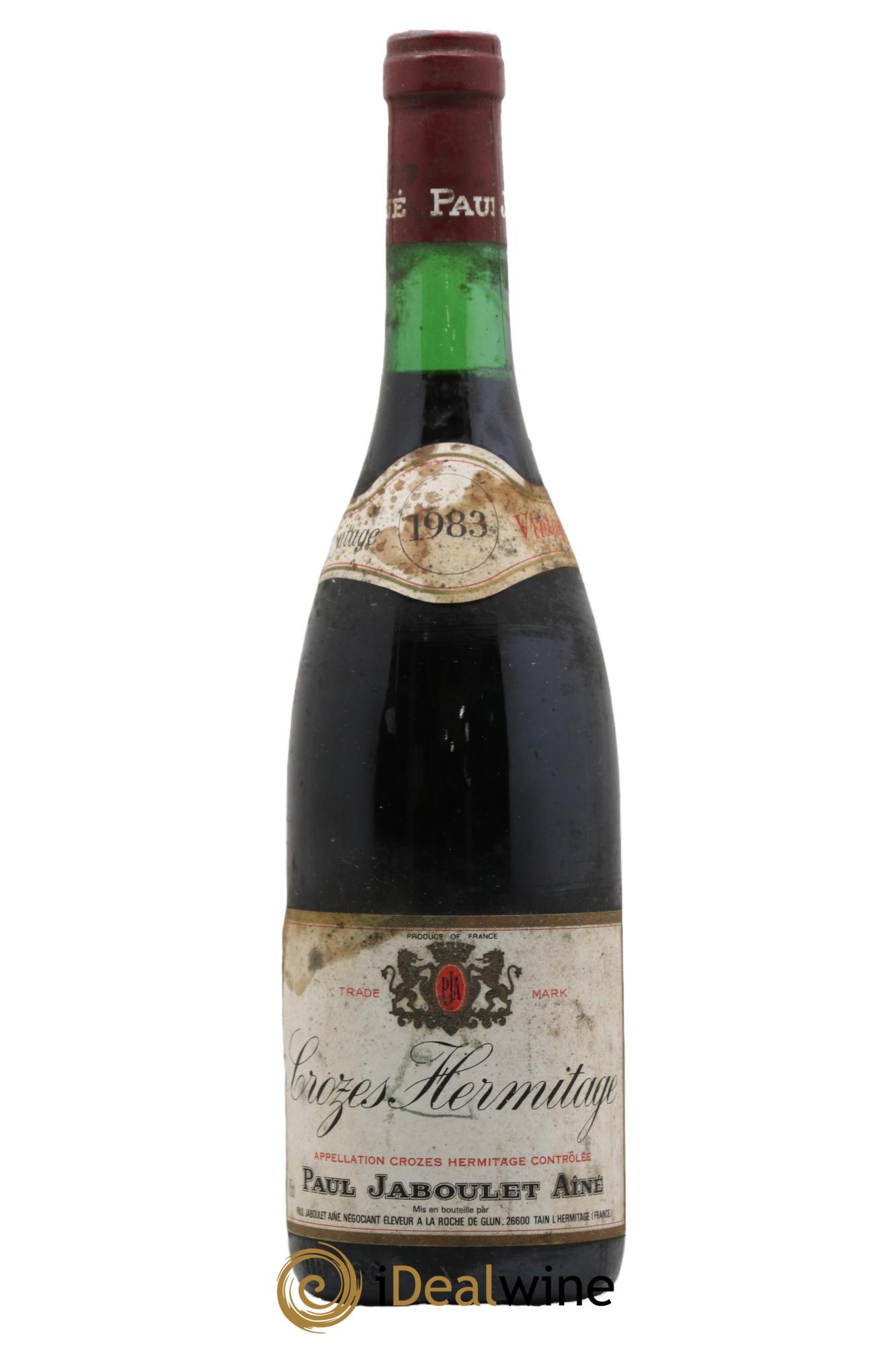 Crozes-Hermitage Domaine de Thalabert Paul Jaboulet Ainé  1983 - Lotto di 1 bottiglia - 0