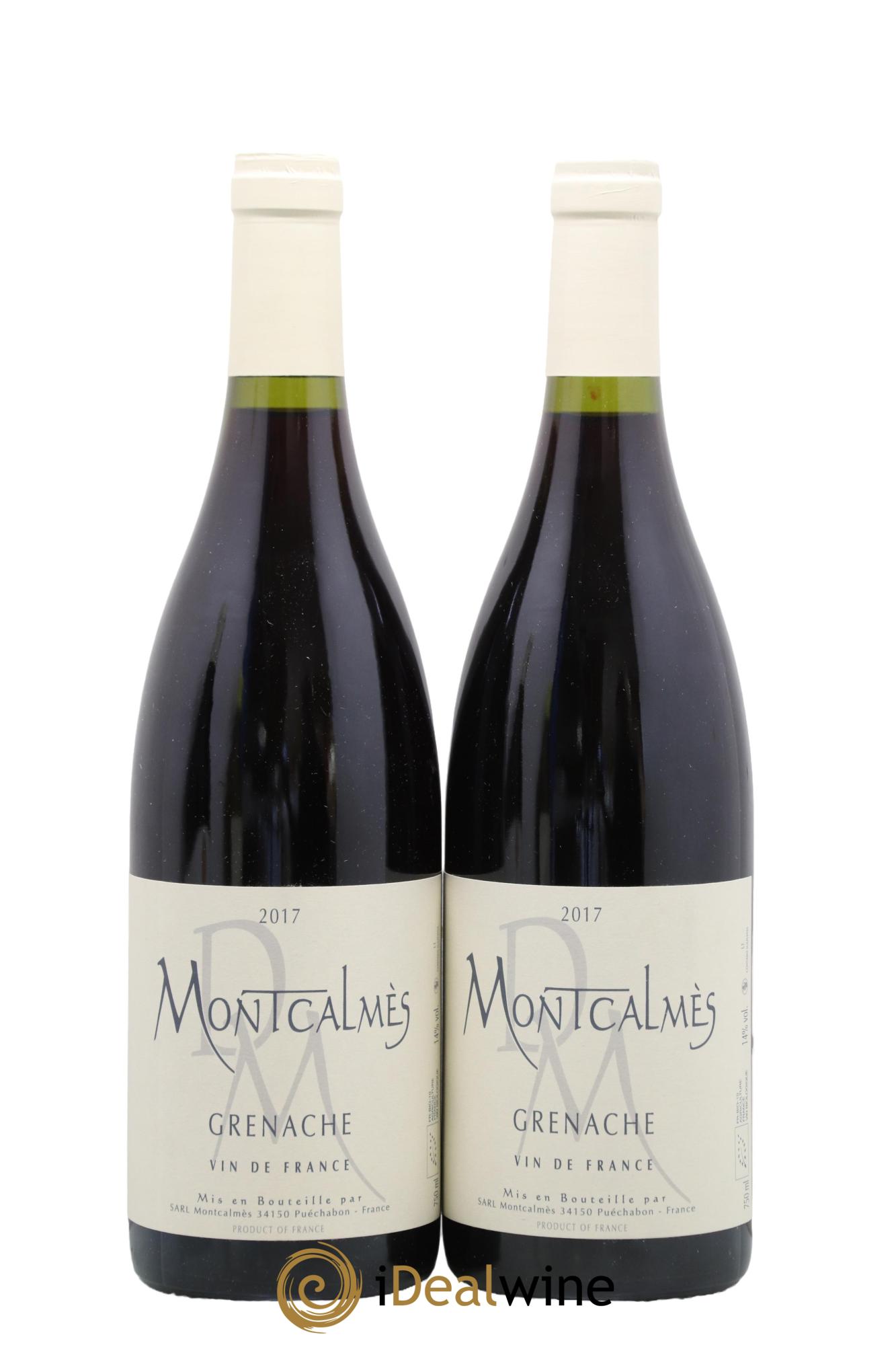 Vin de France - Grenache Domaine de Montcalmès Frédéric Pourtalié 2017 - Lot of 2 bottles - 0