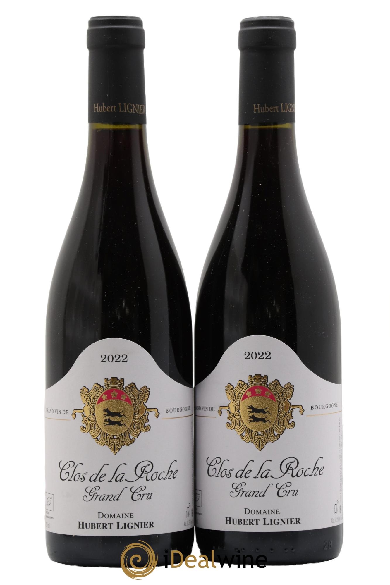 Clos de la Roche Grand Cru Hubert Lignier (Domaine) 2022 - Posten von 2 Flaschen - 0