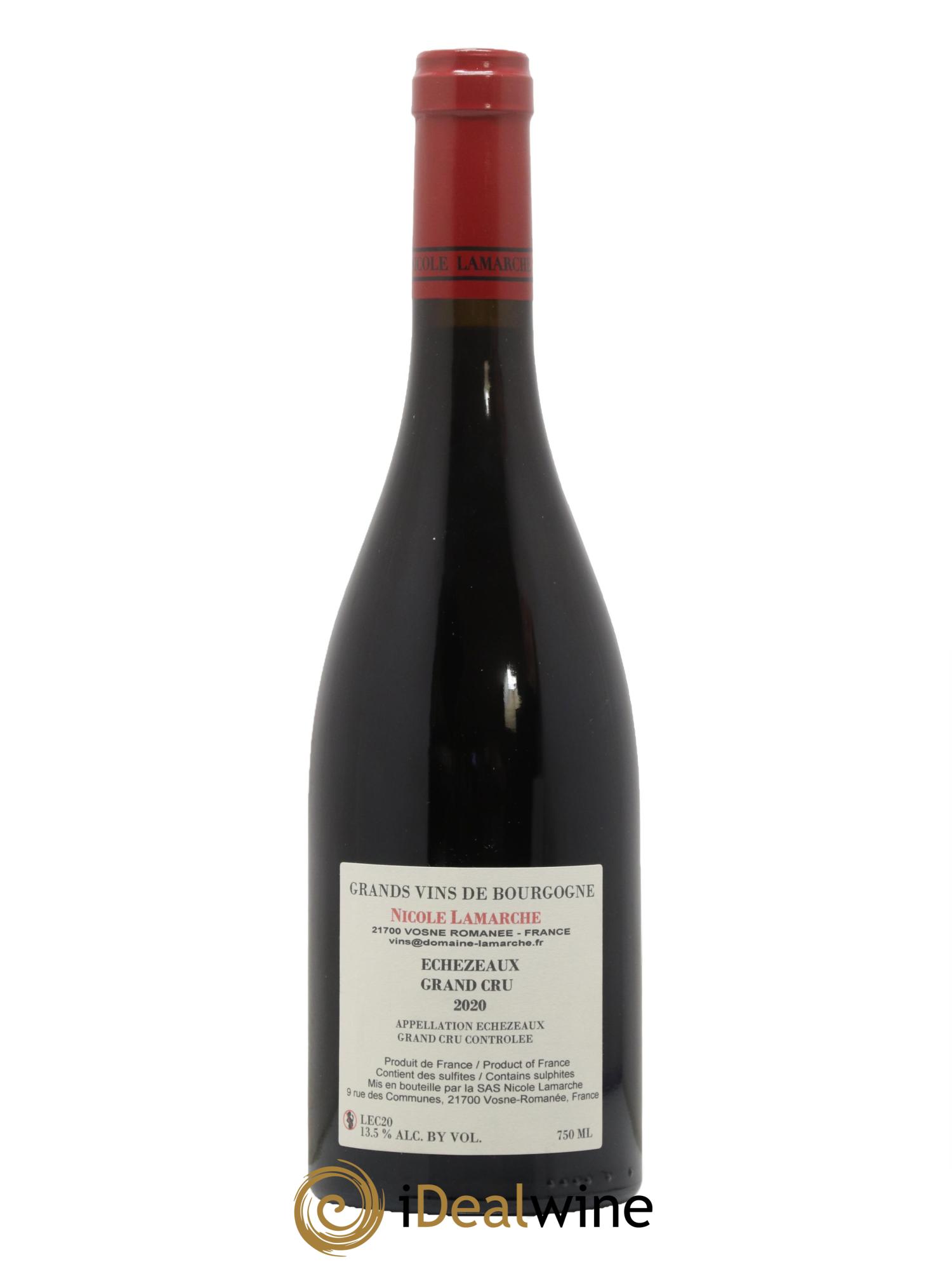 Echezeaux Grand Cru Lamarche (Domaine) 2020 - Lot de 1 bouteille - 1