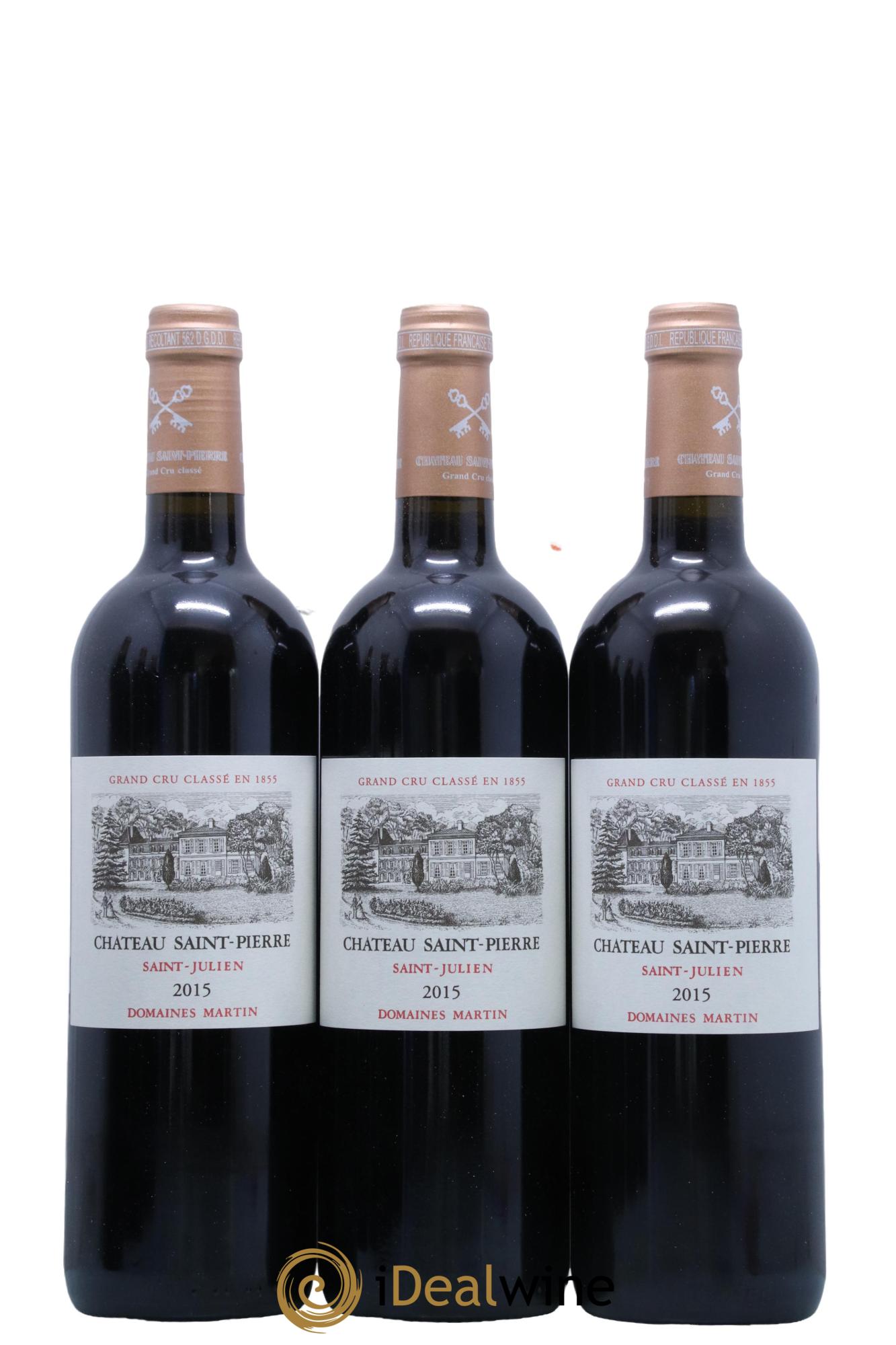 Château Saint-Pierre 4ème Grand Cru Classé 2015 - Lotto di 6 bottiglie - 1