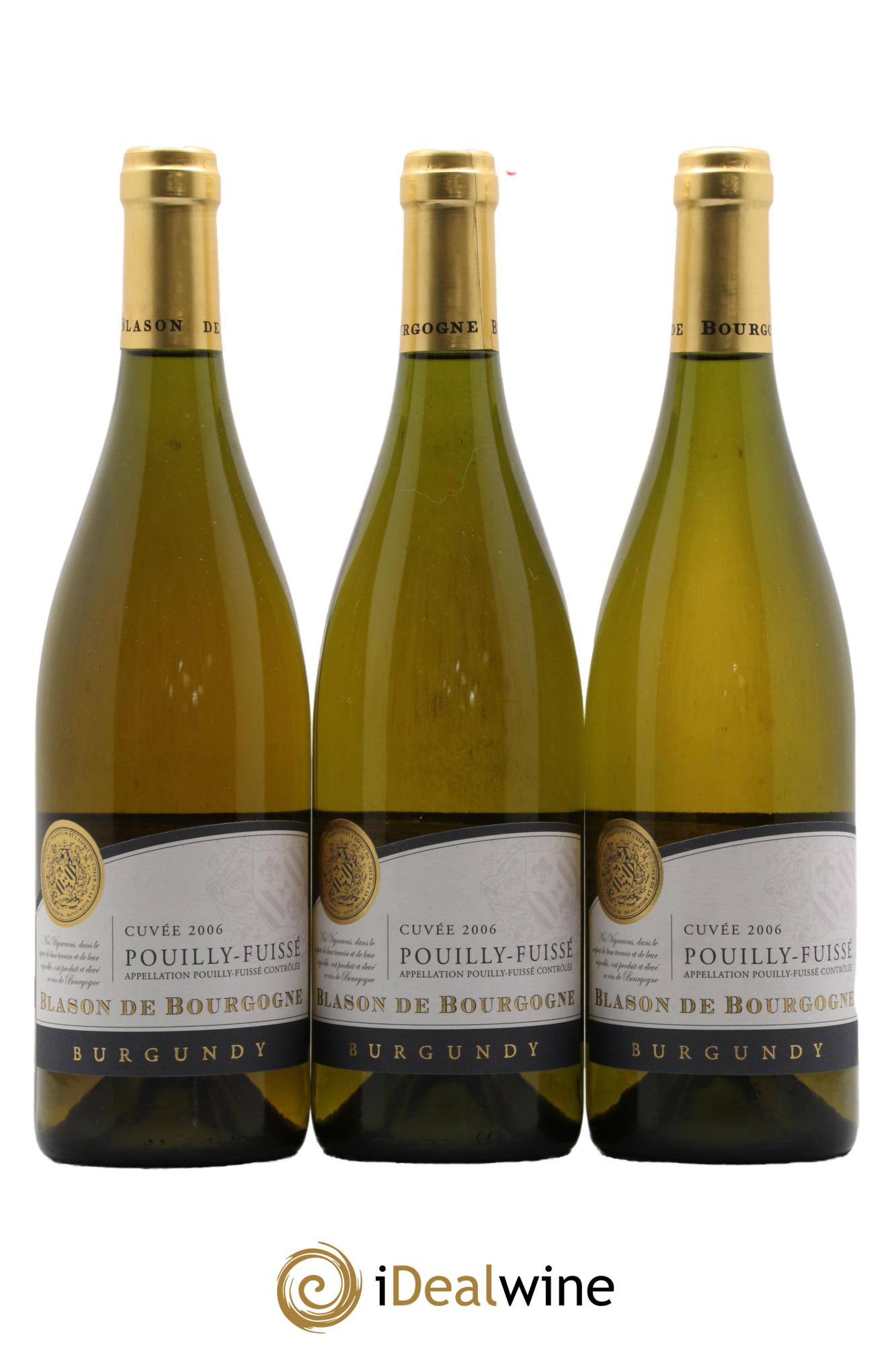 Pouilly-Fuissé Blason De Bourgogne 2006 - Posten von 3 Flaschen - 0