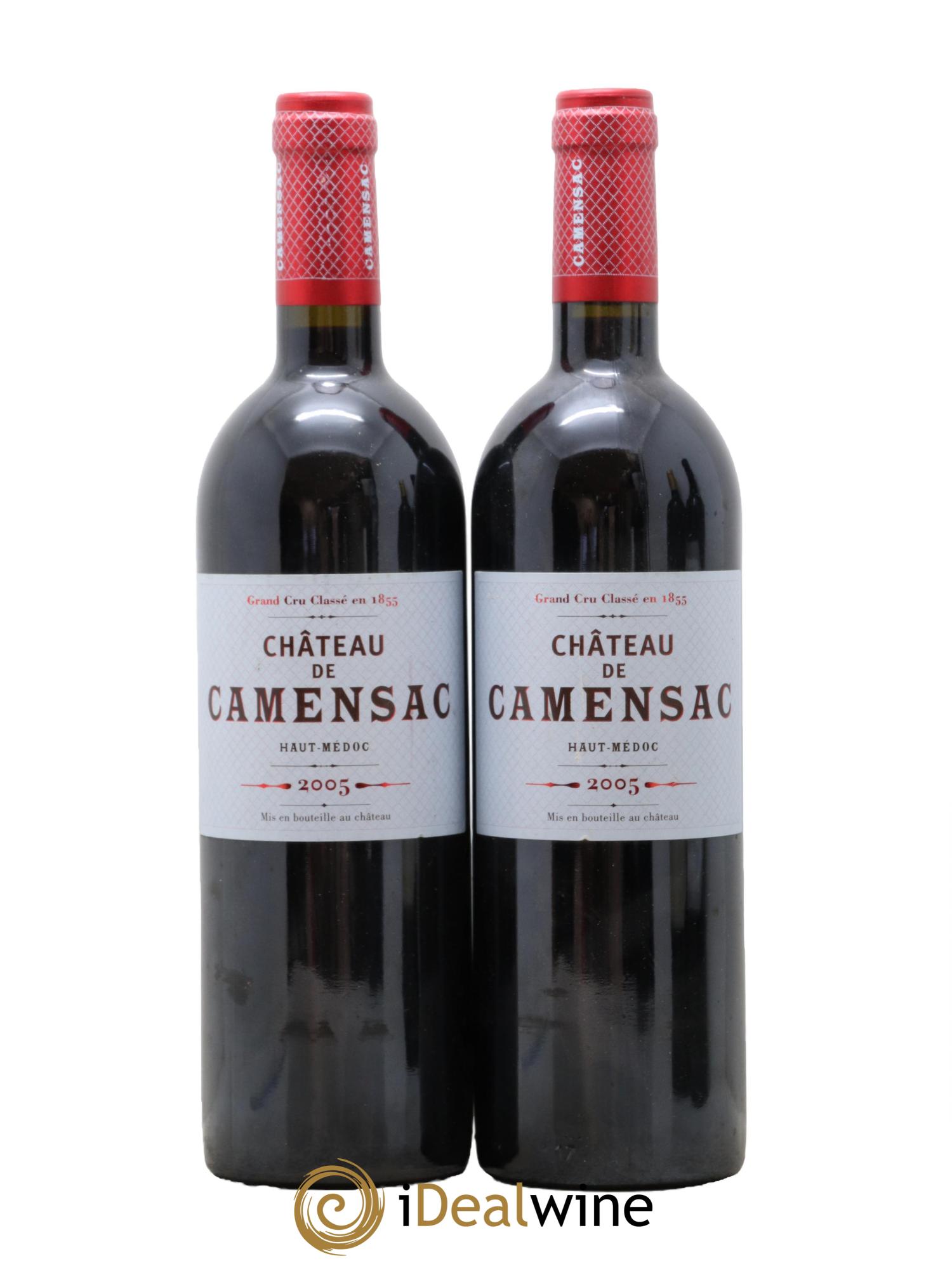 Château Camensac 5ème Grand Cru Classé 2005 - Lotto di 2 bottiglie - 0