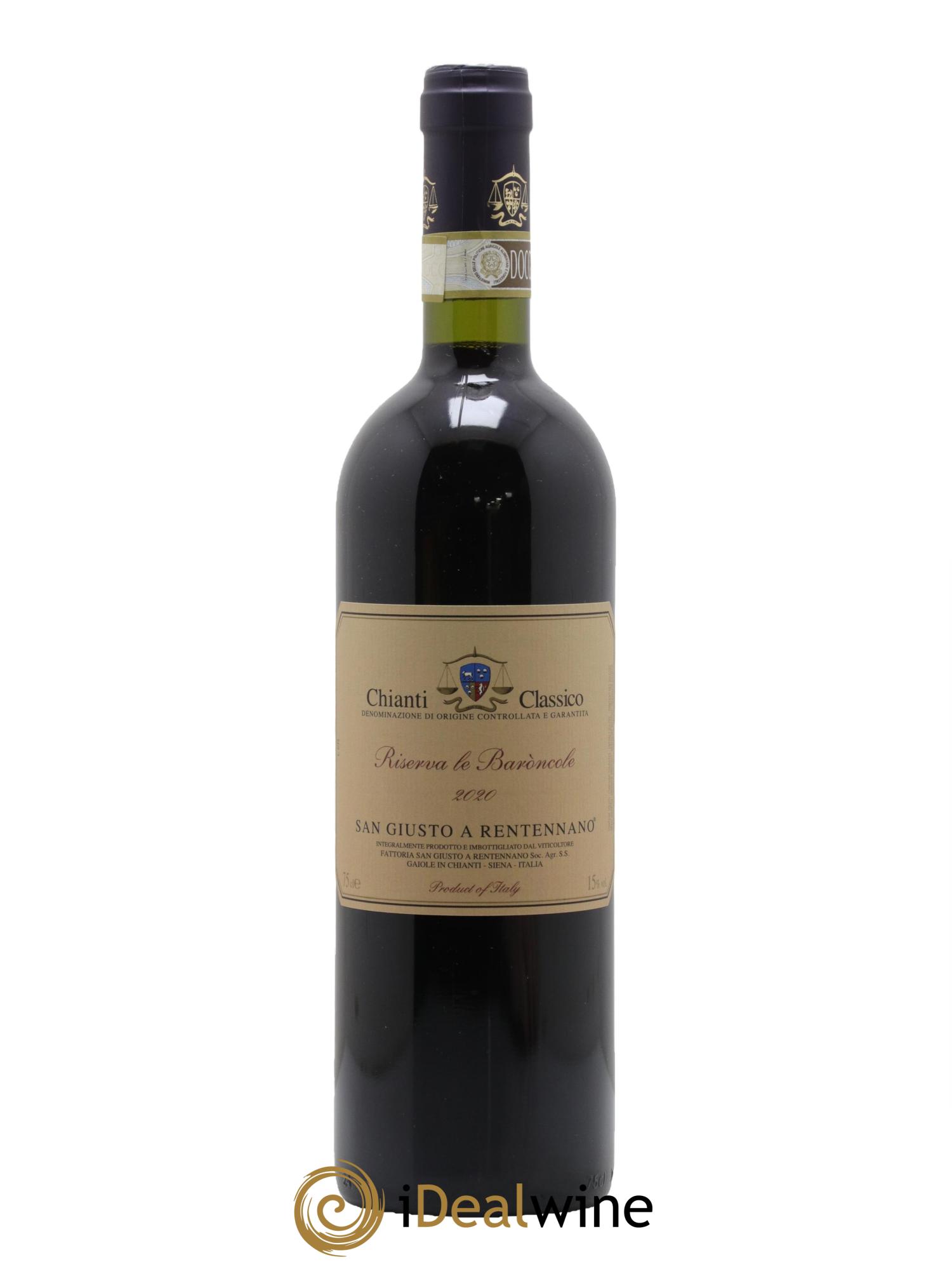 Chianti Classico DOCG San Giusto A Rentennano Riserva Le Baroncole Famille Martini di Cigala 2020 - Lotto di 1 bottiglia - 0