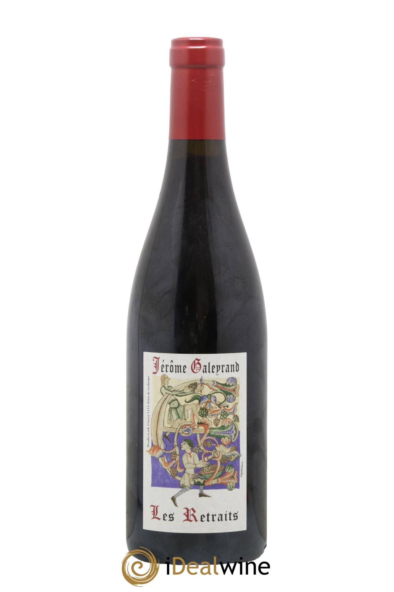 Côte de Nuits-Villages Les Retraits Domaine Jérôme Galeyrand 2019 - Lot de 1 bouteille - 0