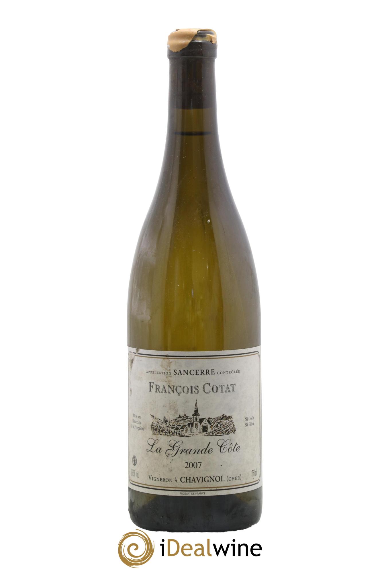 Sancerre La Grande Côte François Cotat 2007 - Lot de 1 bouteille - 0