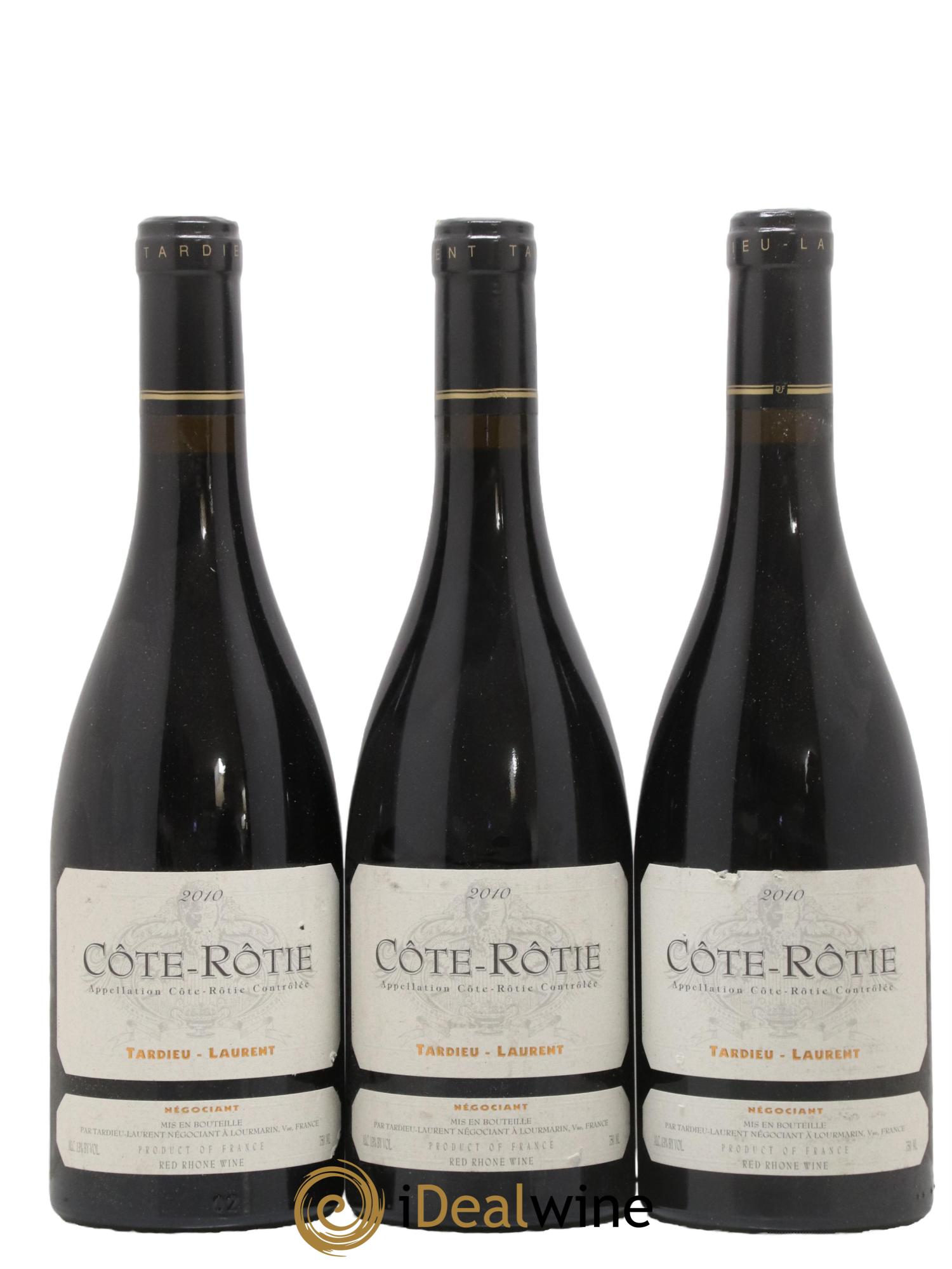 Côte-Rôtie Maison Tardieu-Laurent 2010 - Lot de 3 bouteilles - 0