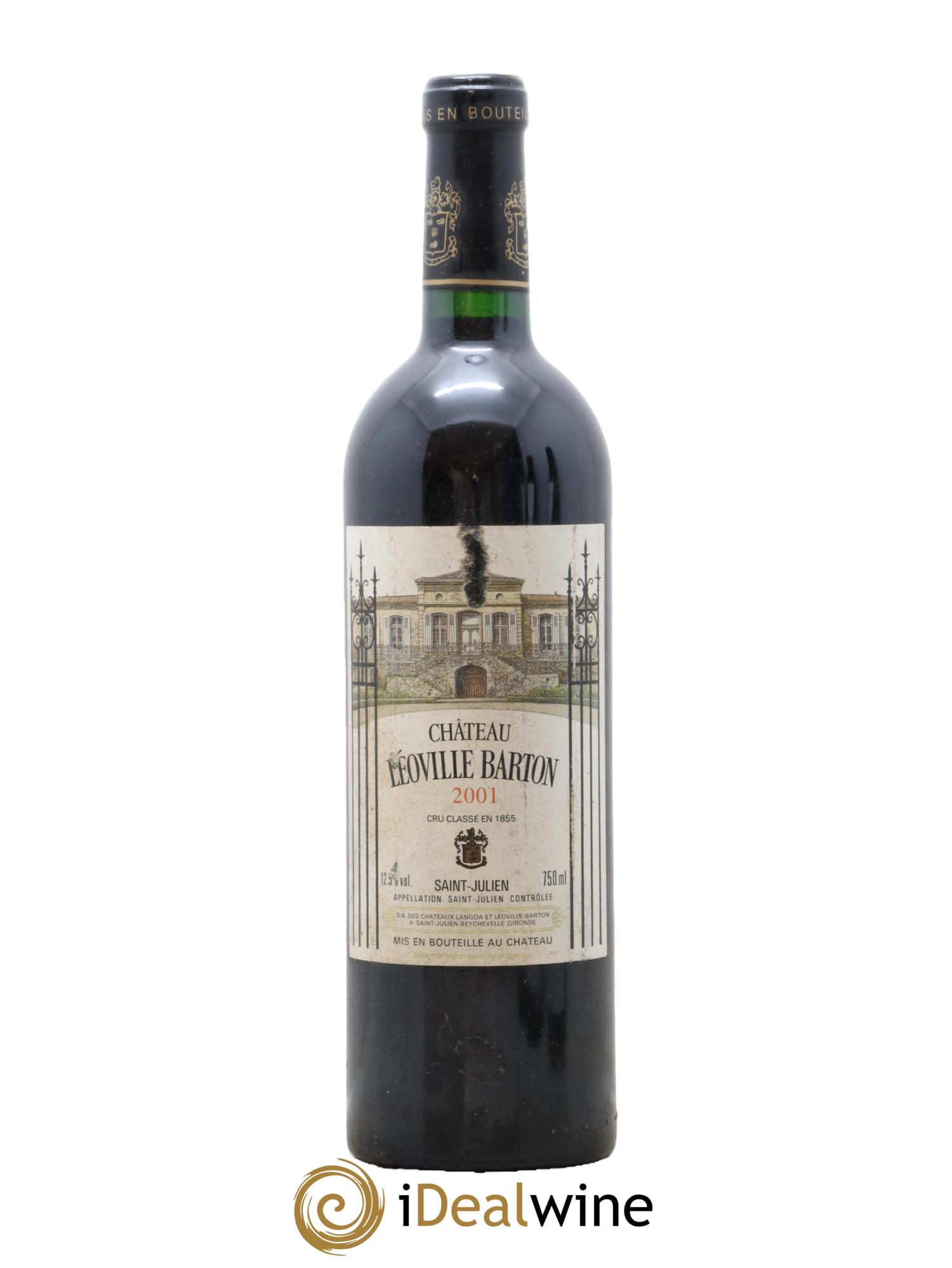 Château Léoville Barton 2ème Grand Cru Classé 2001 - Lot de 1 bouteille - 0