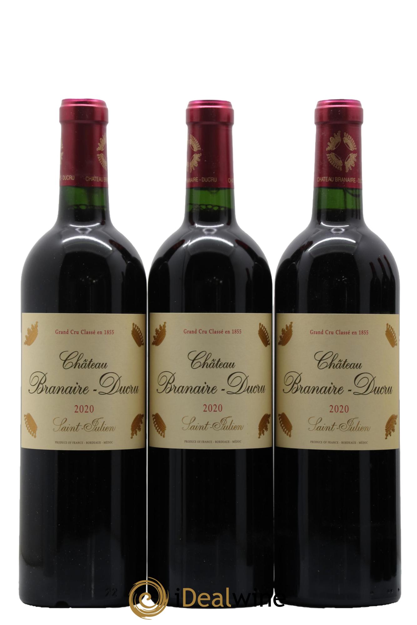 Château Branaire Ducru 4ème Grand Cru Classé 2020 - Lot de 6 bouteilles - 2