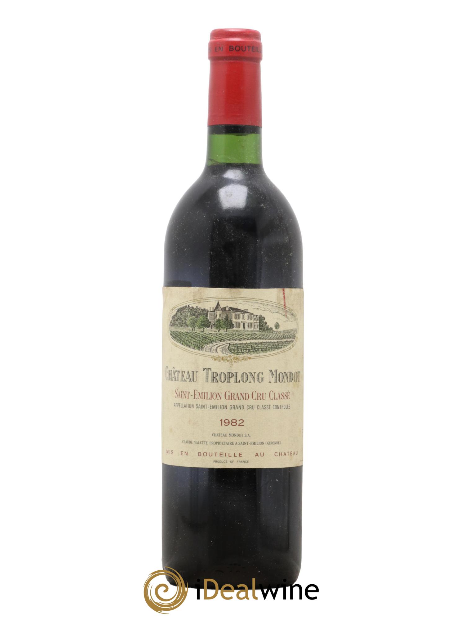 Château Troplong Mondot 1er Grand Cru Classé B 1982 - Lot de 1 bouteille - 0