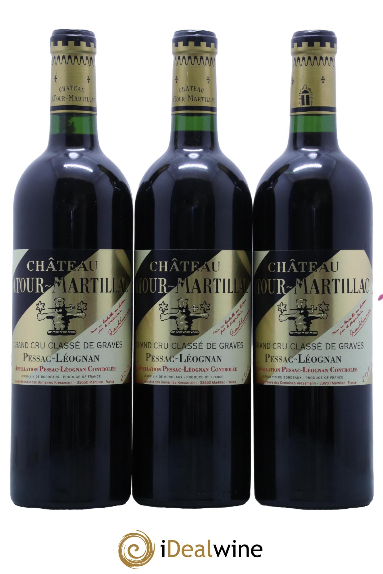 Château Latour-Martillac Cru Classé de Graves  2003 - Lotto di 12 bottiglie - 4