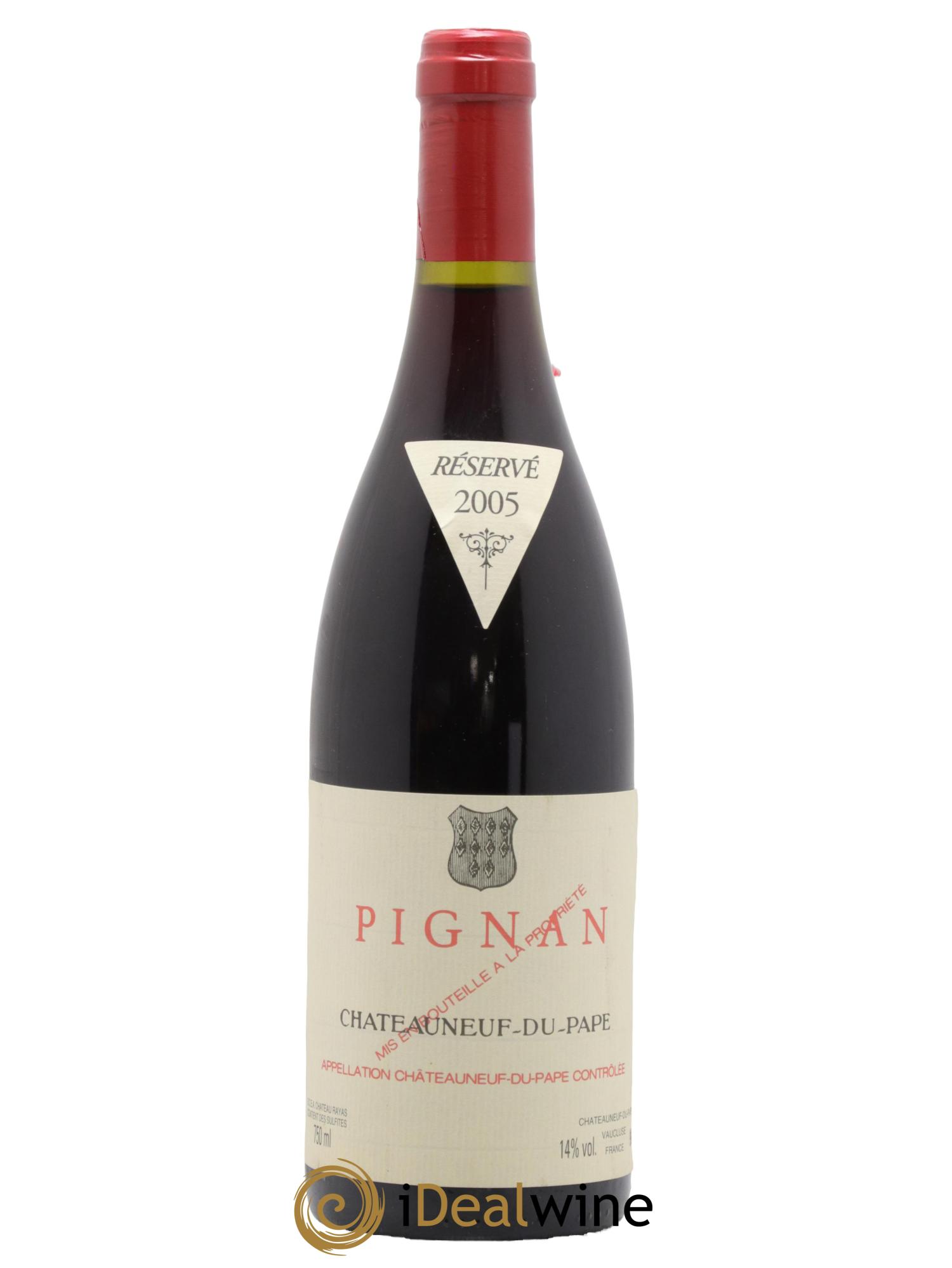 Châteauneuf-du-Pape Pignan Emmanuel Reynaud 2005 - Lot de 1 bouteille - 0