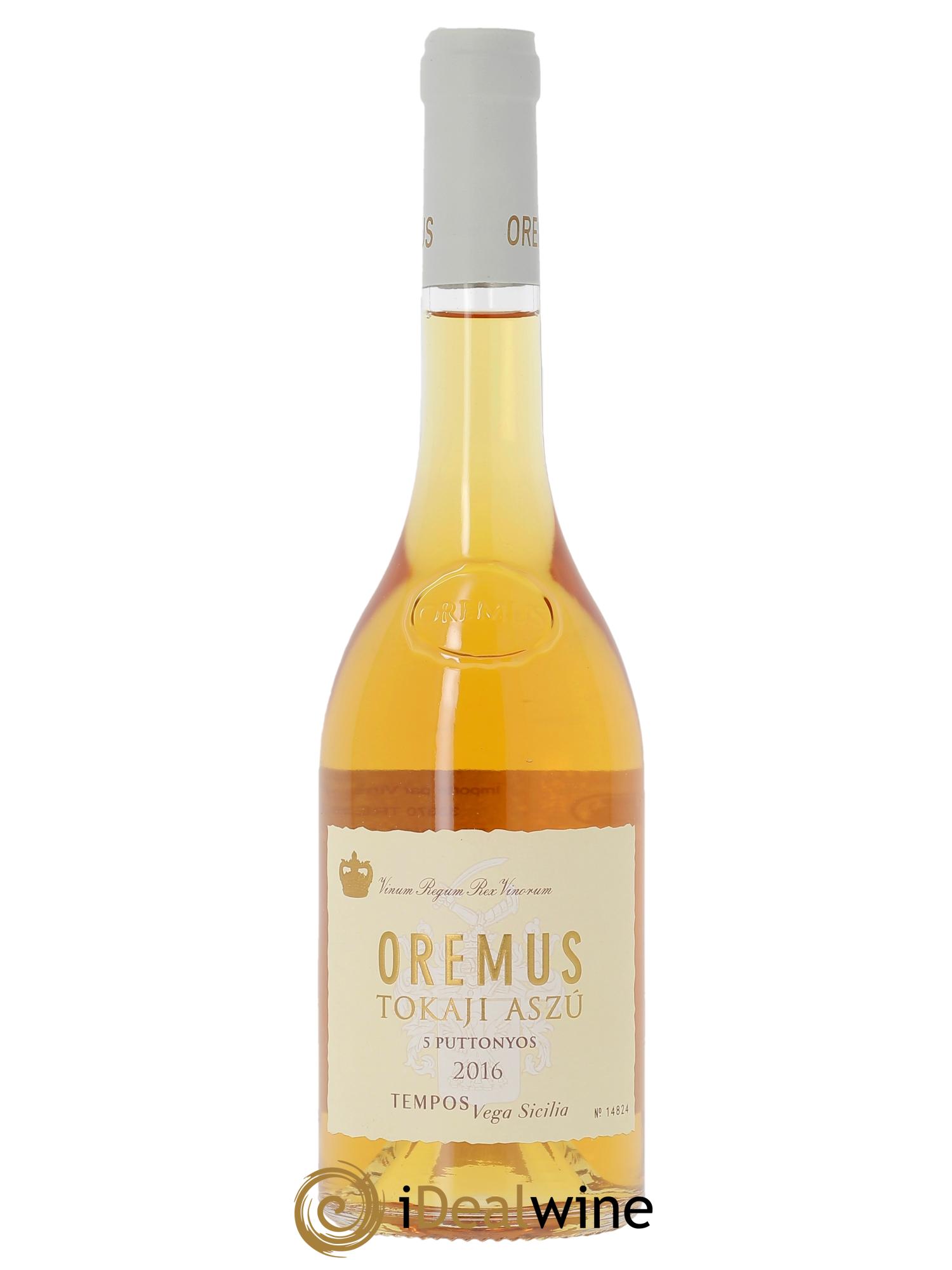 Tokaj Aszu 5 Puttonyos Oremus by Vega Sicilia (50cl) 2016 - Lot de 1 bouteille - 0