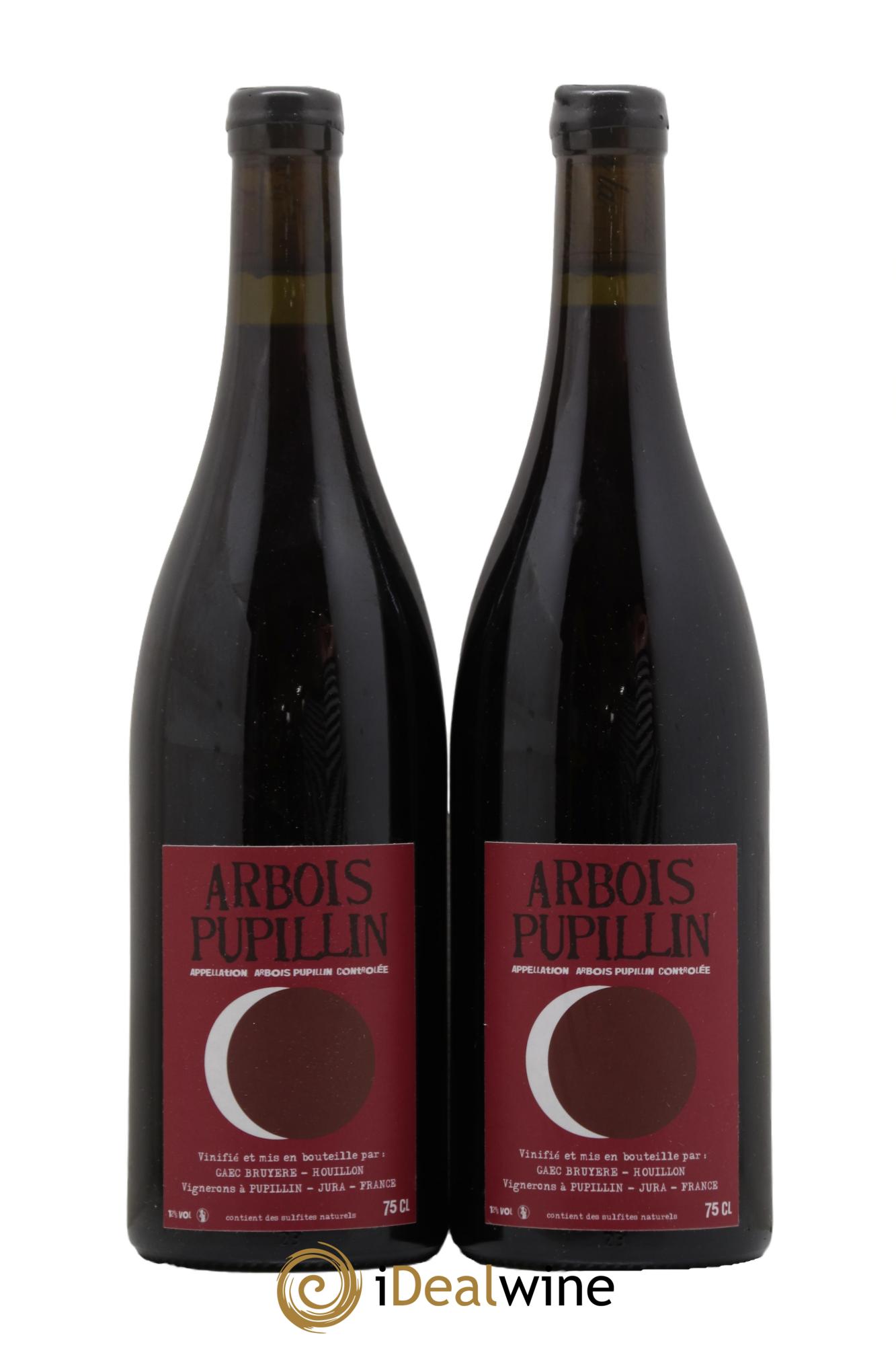 Arbois Pupillin Trousseau En Aspis  Adeline Houillon & Renaud Bruyère  2018 - Lot de 2 bouteilles - 0