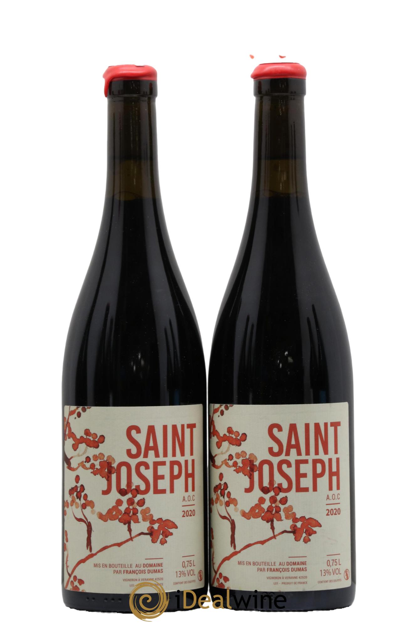 Saint-Joseph Domaine François Dumas 2020 - Lot de 2 bouteilles - 0