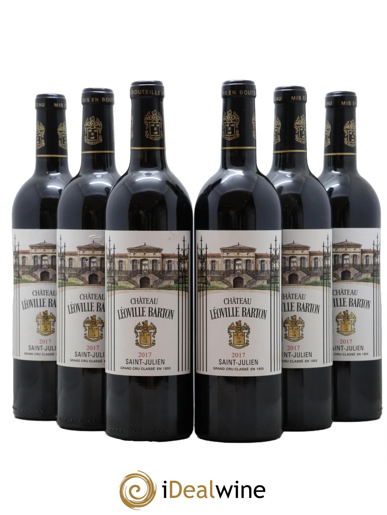 Château Léoville Barton 2ème Grand Cru Classé 2017 - Lot de 6 bouteilles - 0