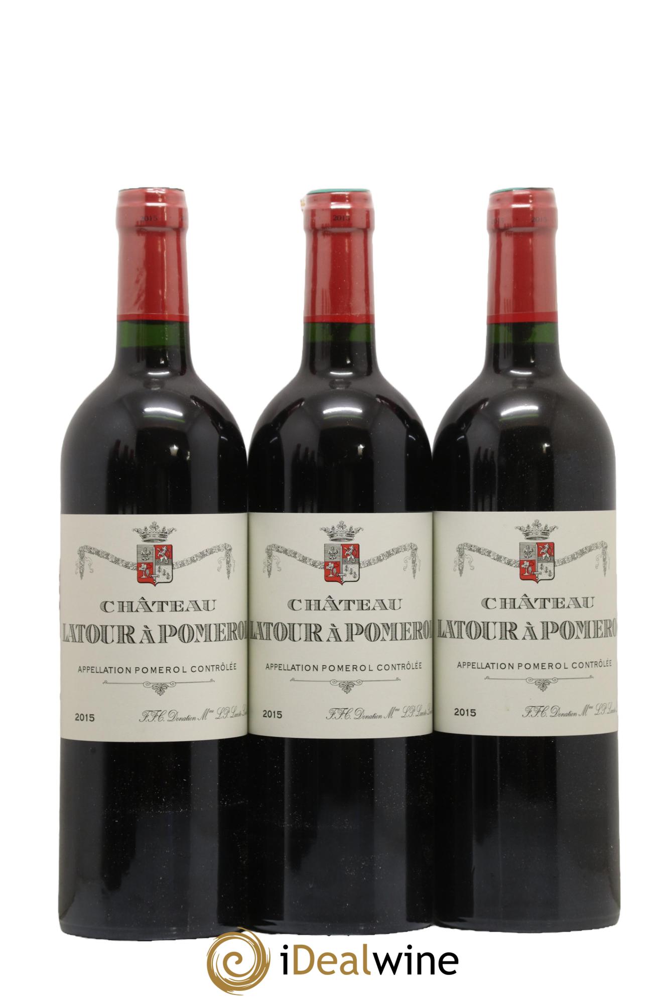 Château Latour à Pomerol 2015 - Lot de 6 bouteilles - 1