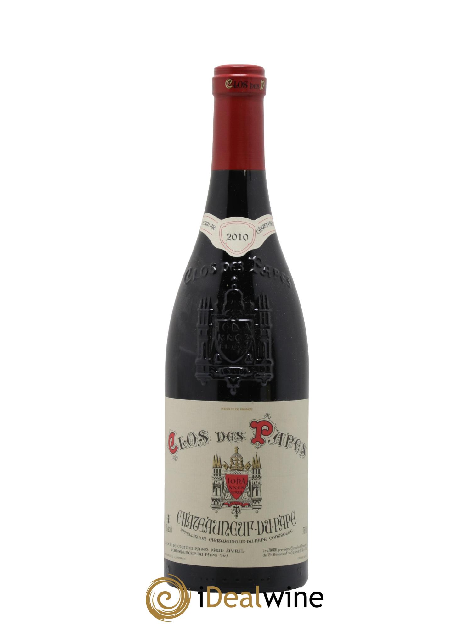 Châteauneuf-du-Pape Clos des Papes - Paul Avril 2010 - Lotto di 1 bottiglia - 0