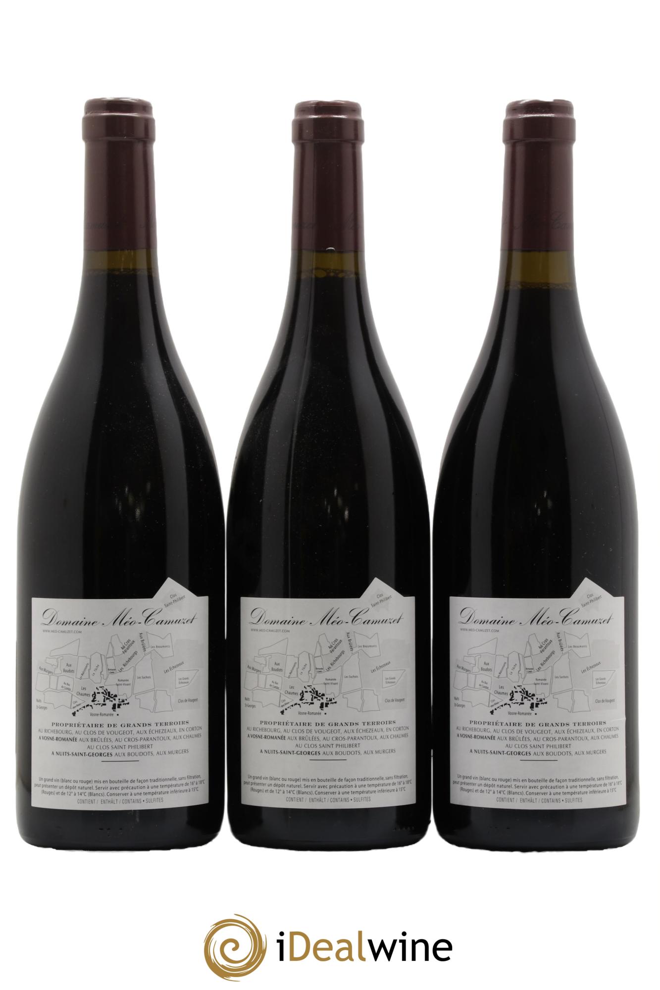 Vosne-Romanée 1er Cru Les Chaumes Méo-Camuzet (Domaine)  2014 - Lot de 3 bouteilles - 1