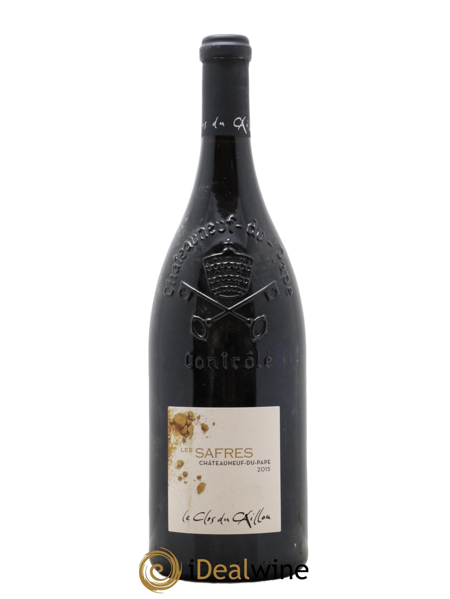 Châteauneuf-du-Pape Le Clos du Caillou Les Safres Sylvie Vacheron 2015 - Posten von 1 Magnum - 0