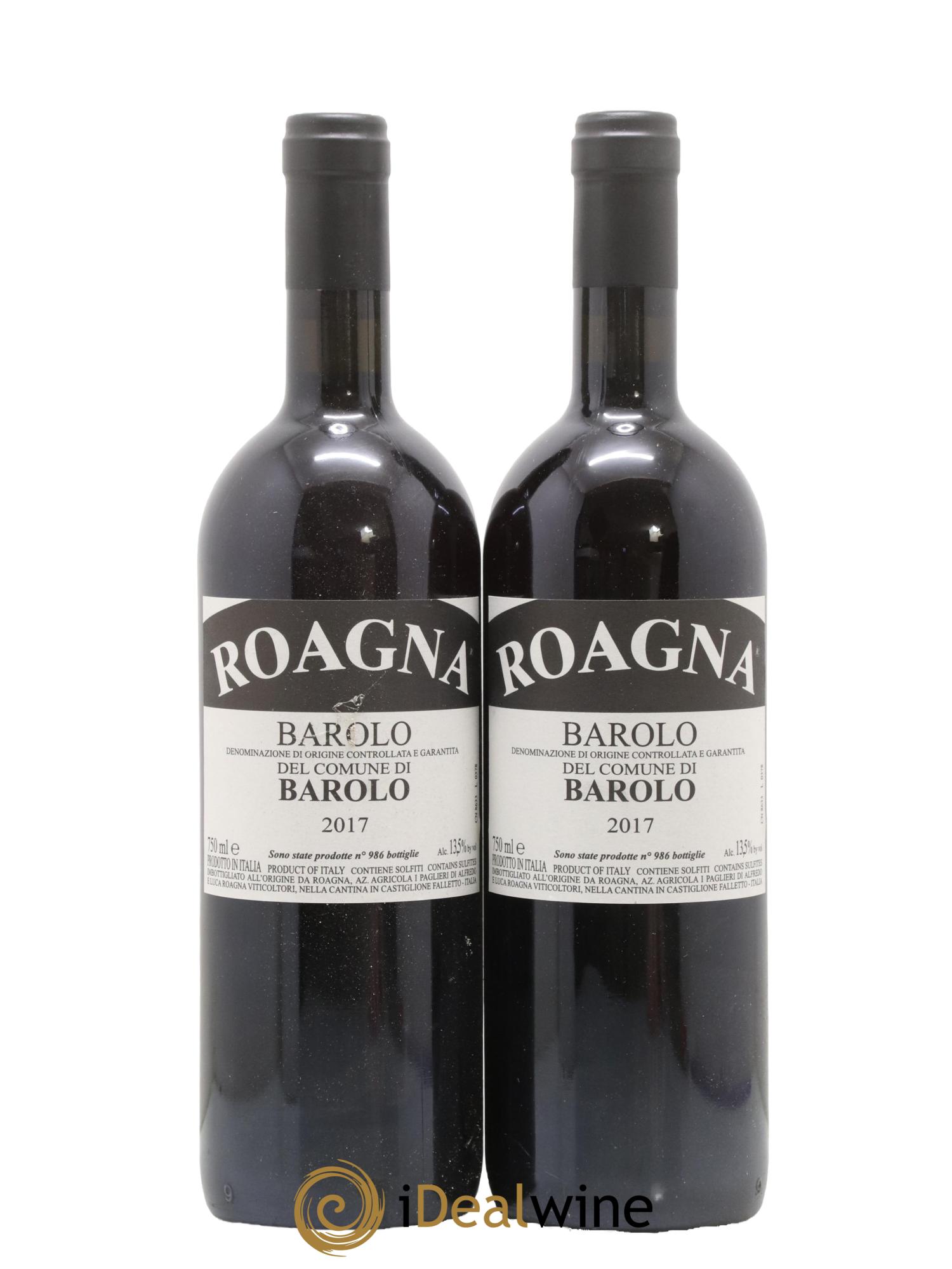 Barolo DOCG Di Barolo Roagna 2017 - Posten von 2 Flaschen - 0