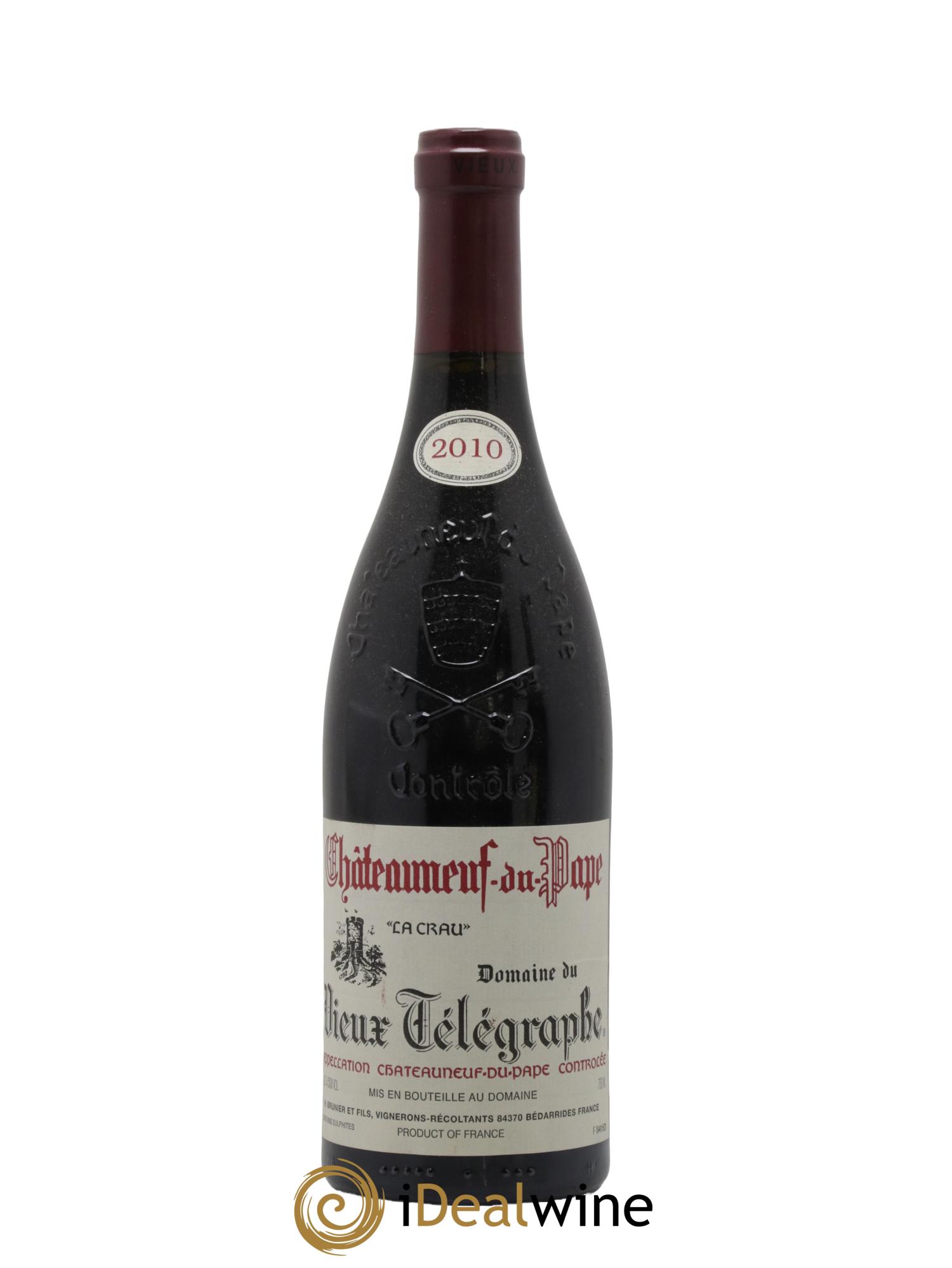 Châteauneuf-du-Pape Vieux Télégraphe (Domaine du) Vignobles Brunier 2010 - Lotto di 1 bottiglia - 0