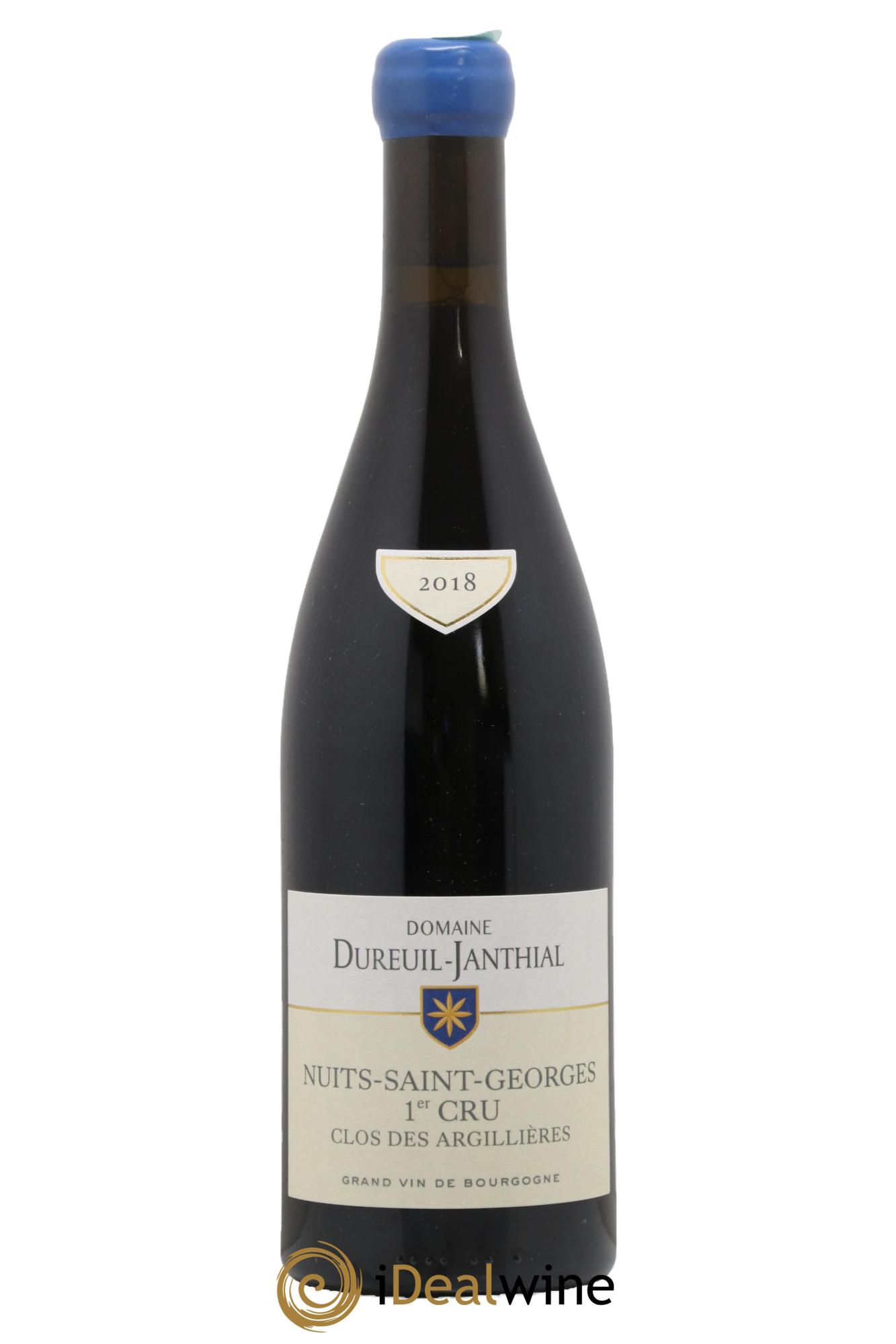 Nuits Saint-Georges 1er Cru Clos des Argillières Vincent Dureuil-Janthial 2018 - Lot de 1 bouteille - 0