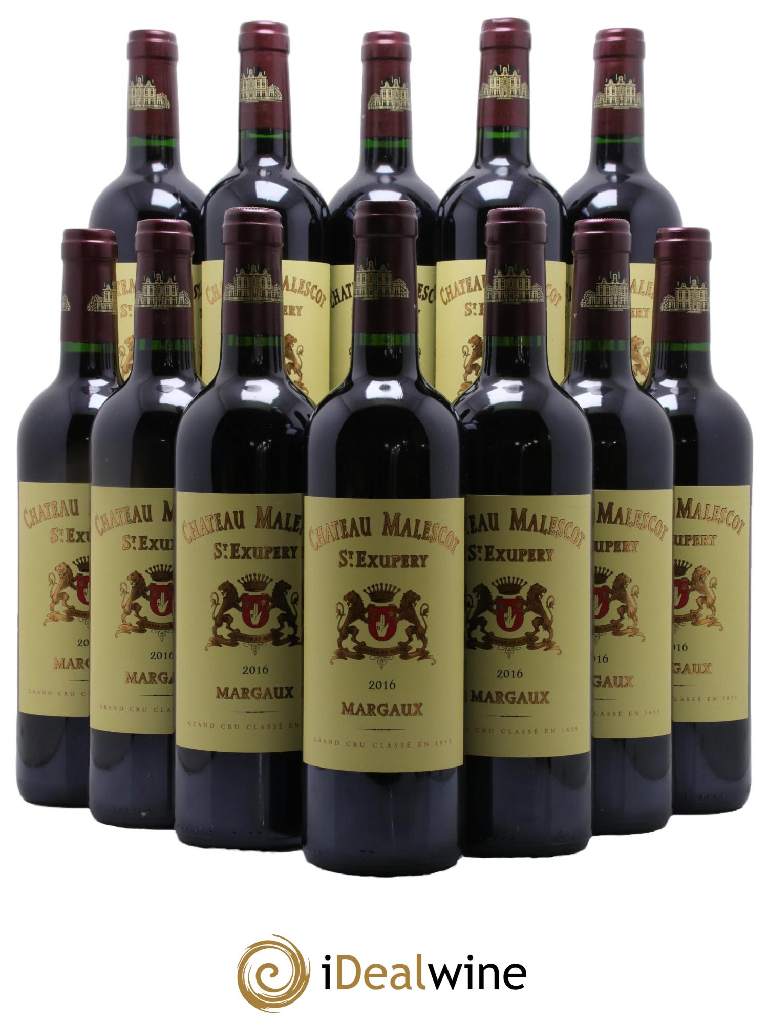 Château Malescot Saint-Exupéry 3ème Grand Cru Classé 2016 - Lot of 12 bottles - 0