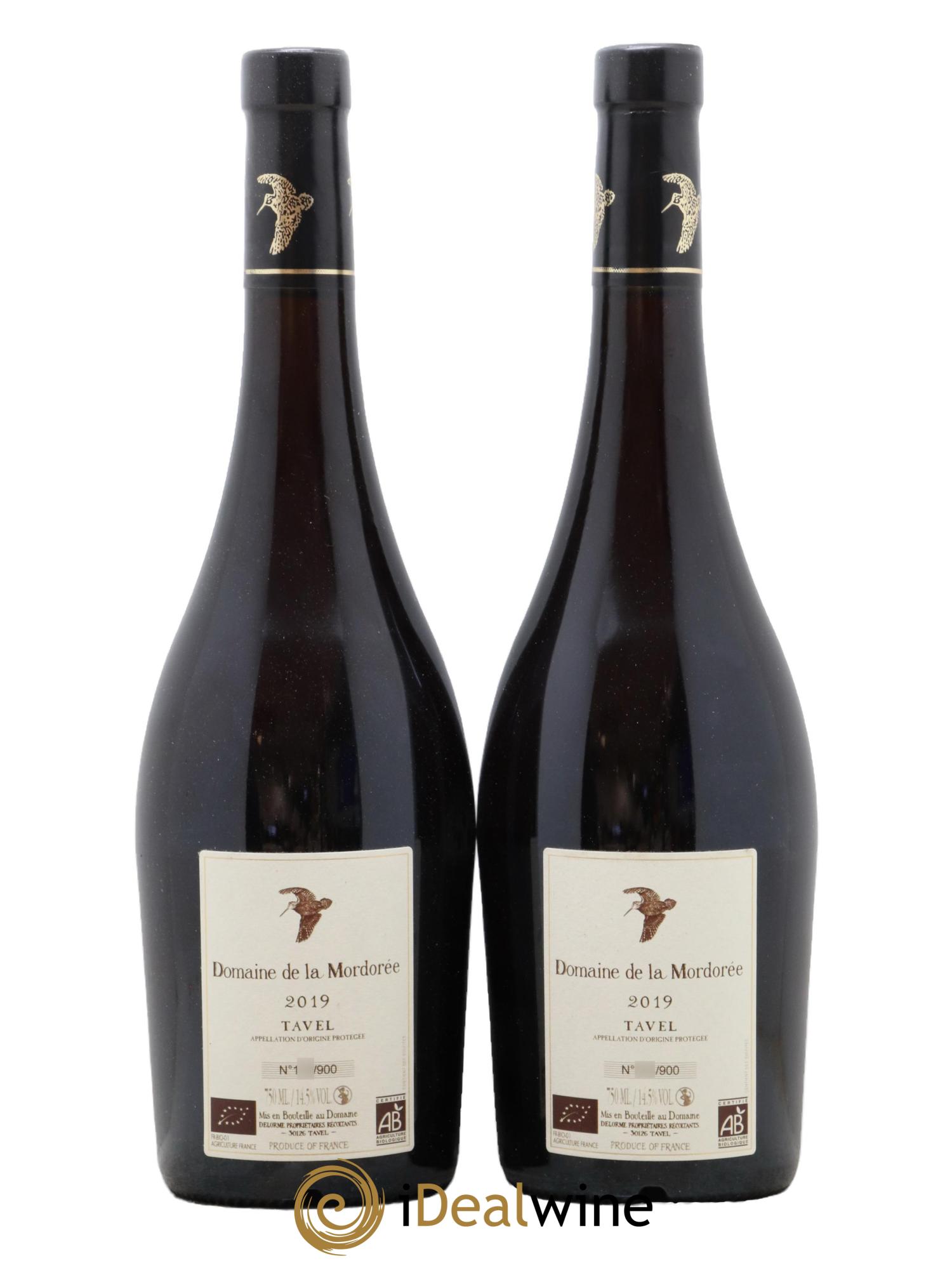 Tavel La Plume du Peintre Domaine de La Mordoree 2019 - Lot de 2 bouteilles - 1